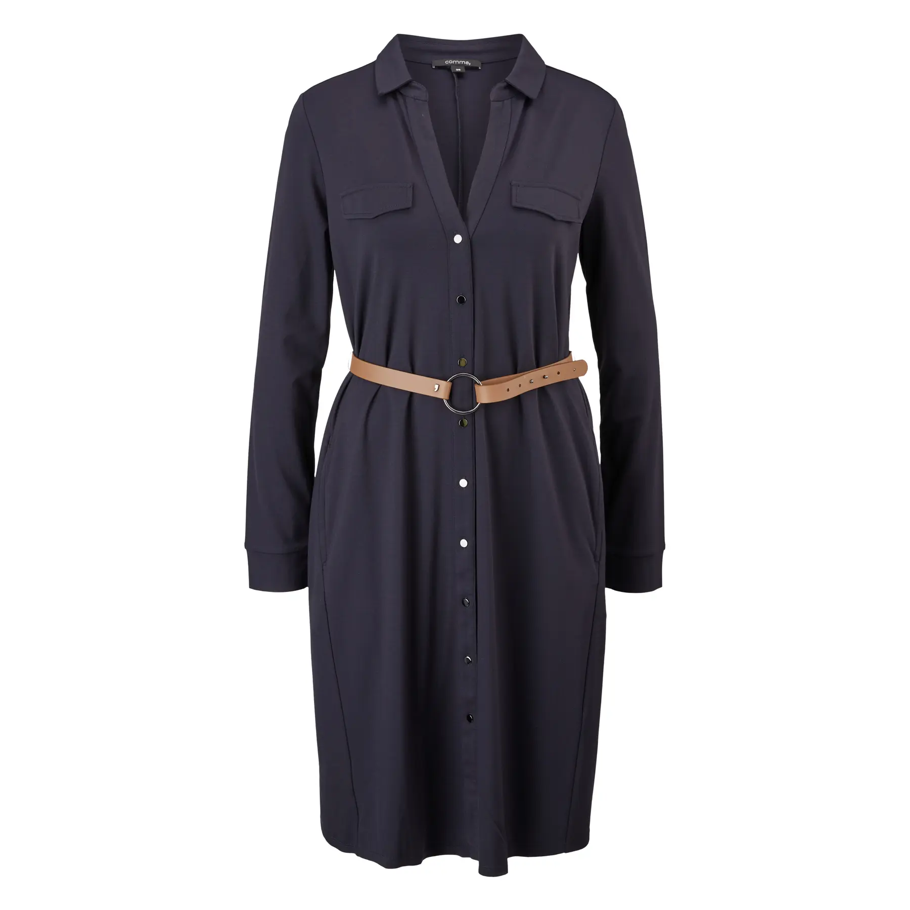 Viskose Hemdblusenkleid Damen COMMA
