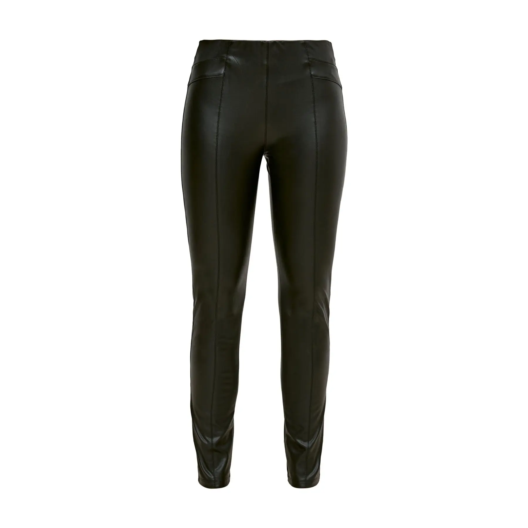 Vrouwelijke nep leren broek COMMA