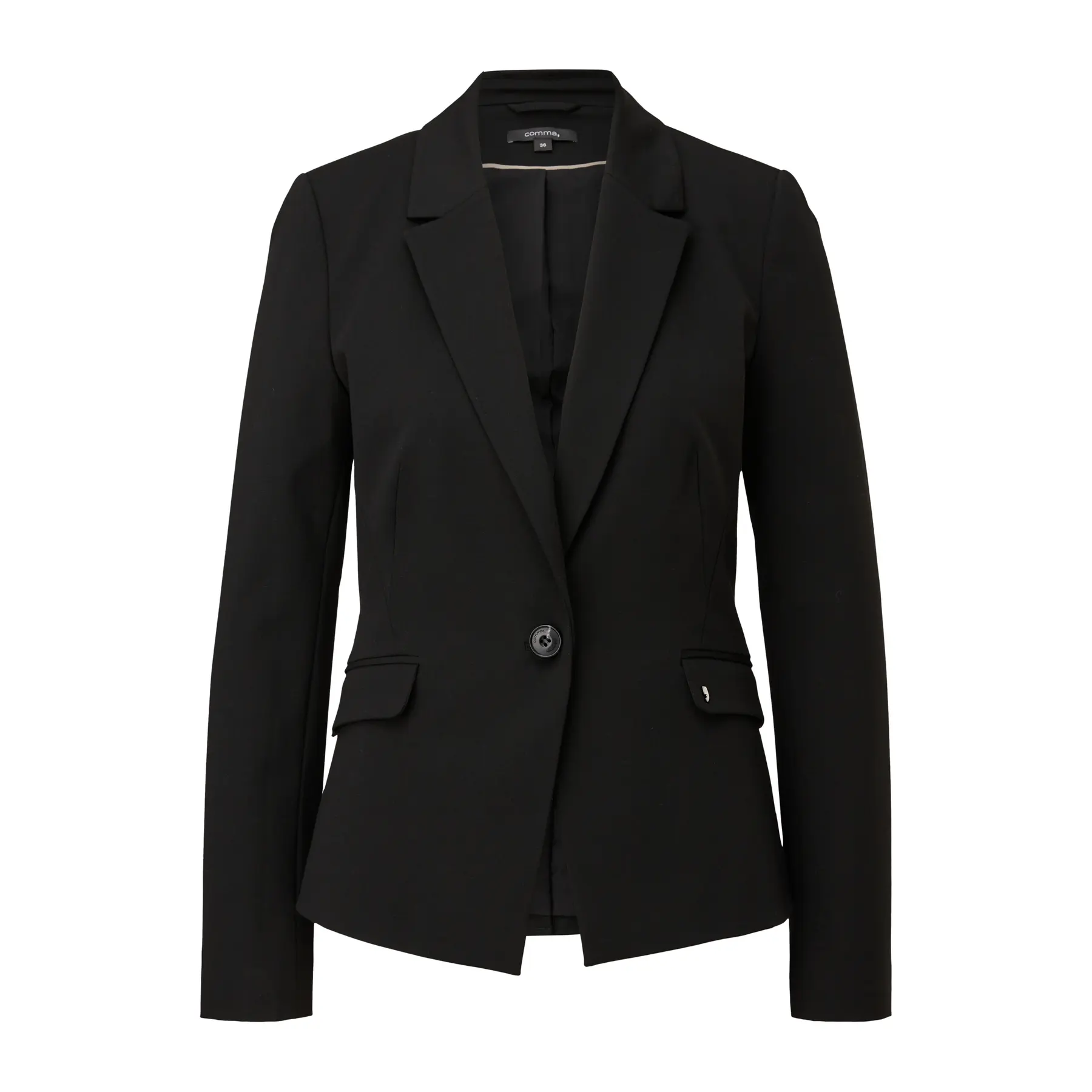 Women's Slim-Fit Viscose Blend Blazer Comma