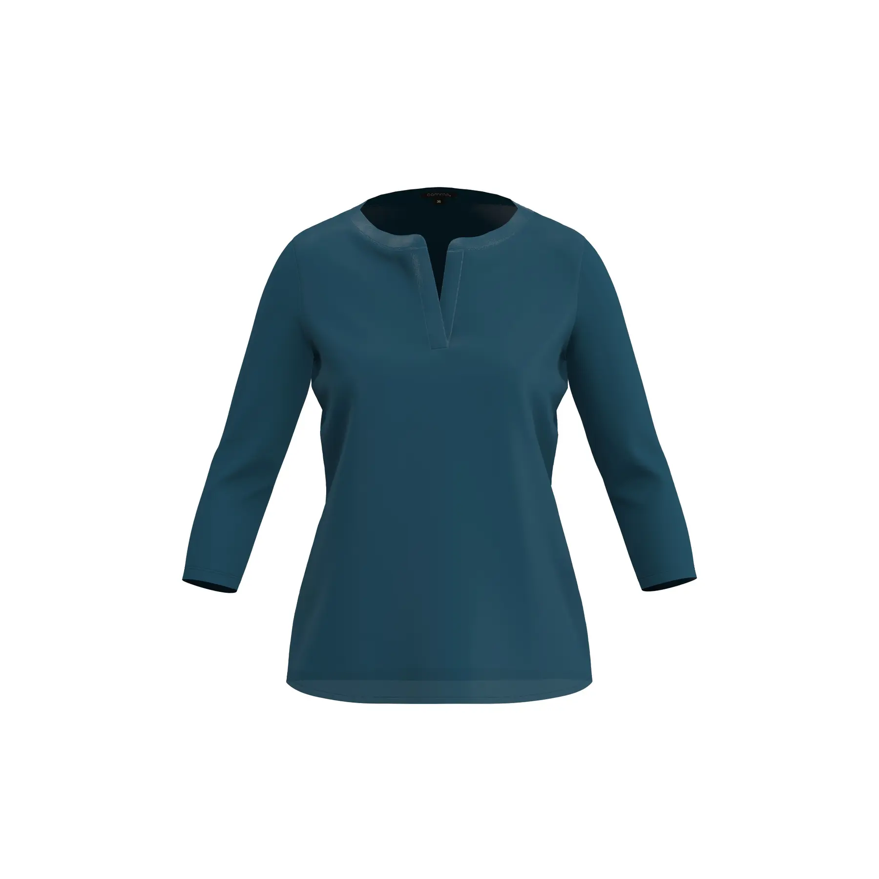 Tunic Blouse van Jersey met 3/4 Mouwen Dames COMMA
