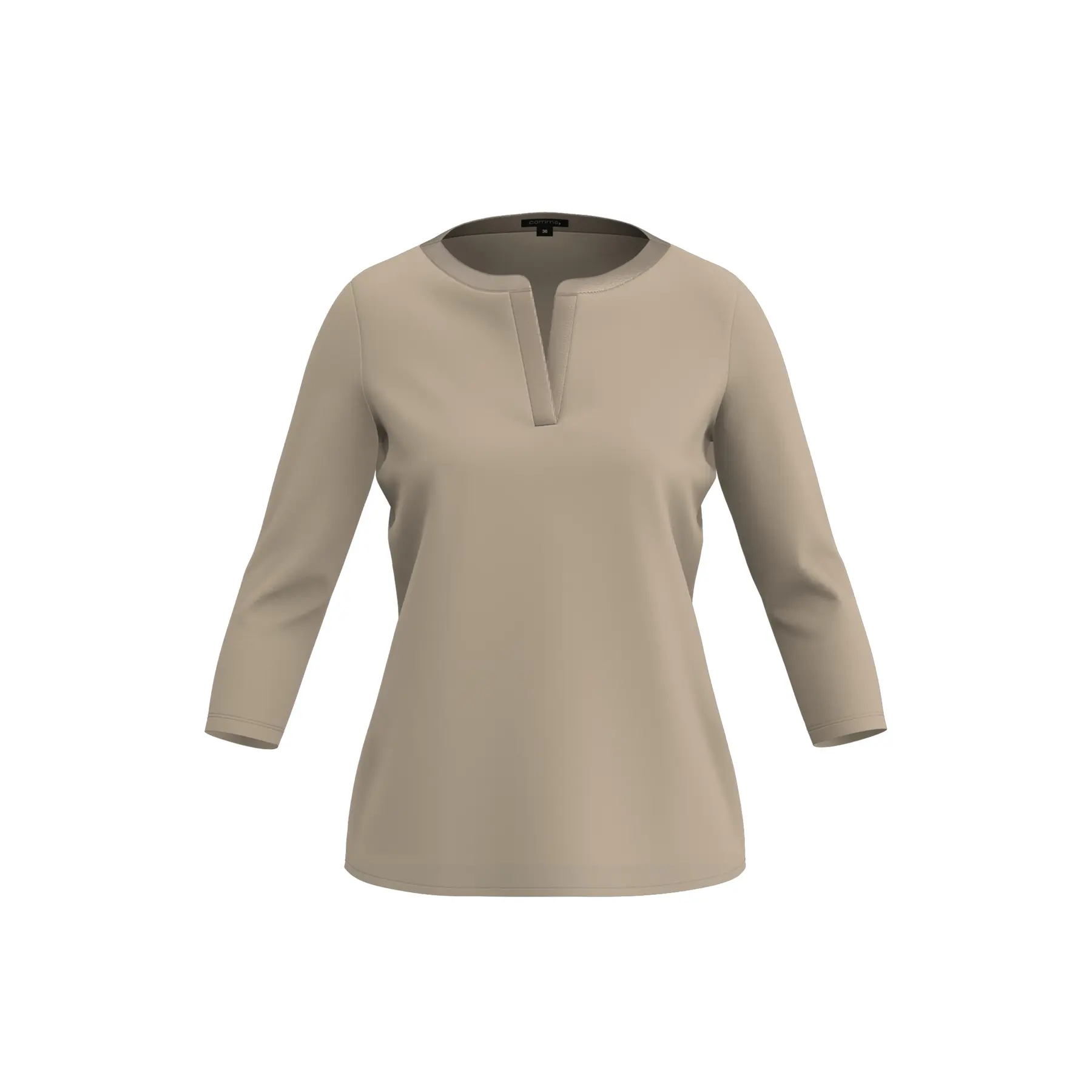 Tunic Blouse van Jersey met 3/4 Mouwen Dames COMMA