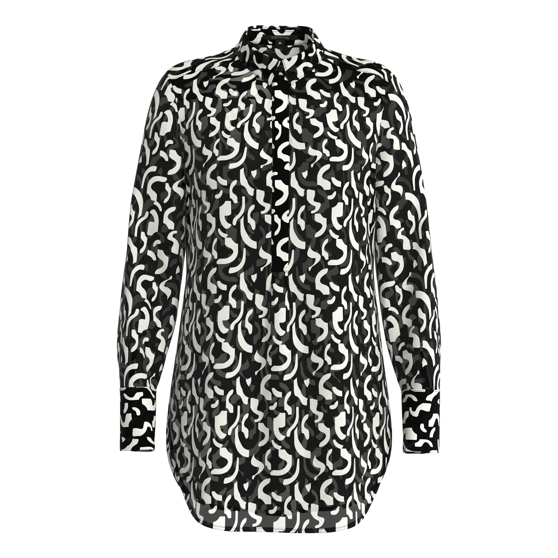 Damesblouse met lange mouwen COMMA