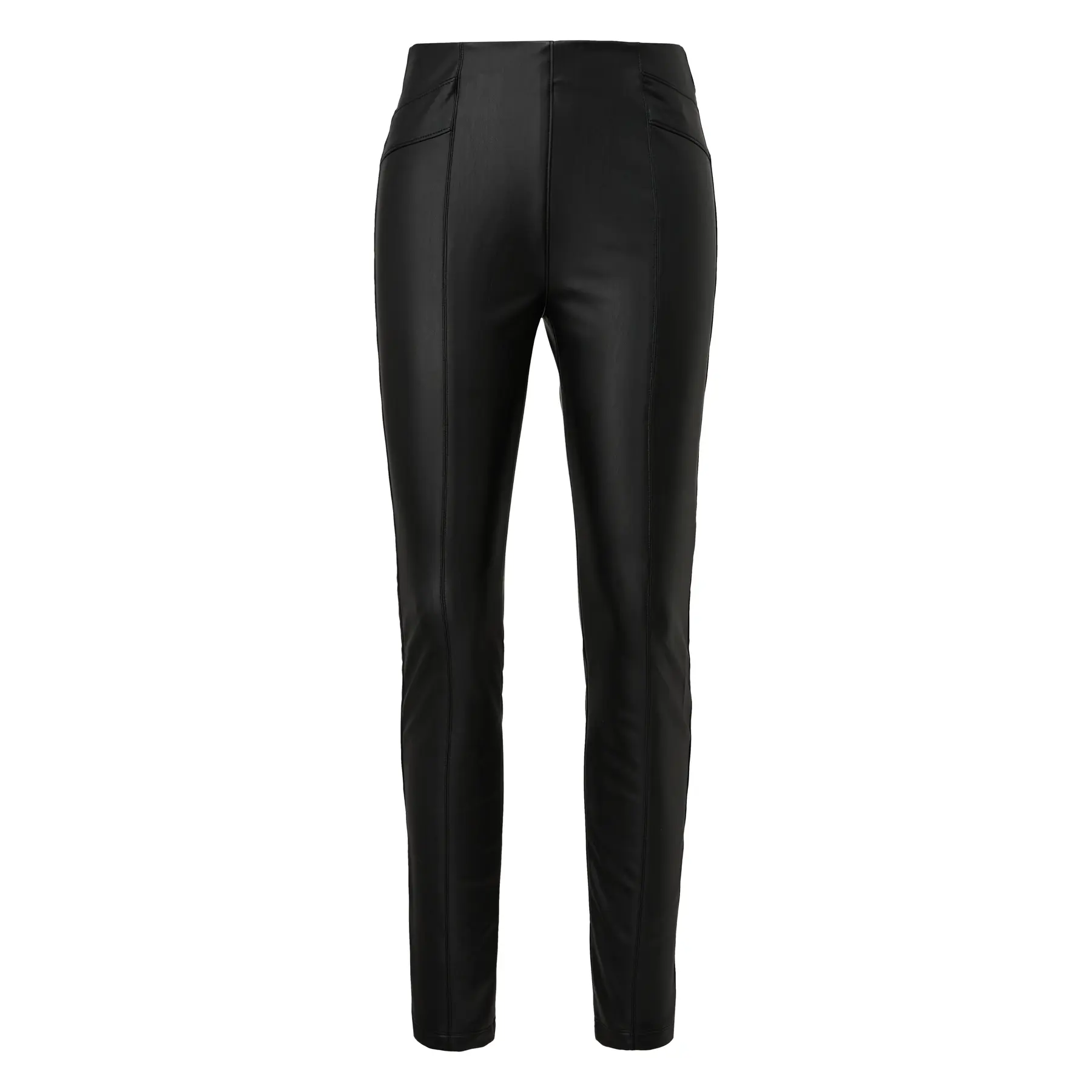 Vrouwelijke nep leren broek COMMA