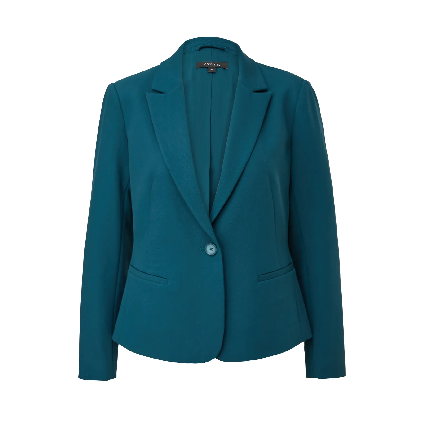 Dobby-Struktur Blazer für Frauen COMMA