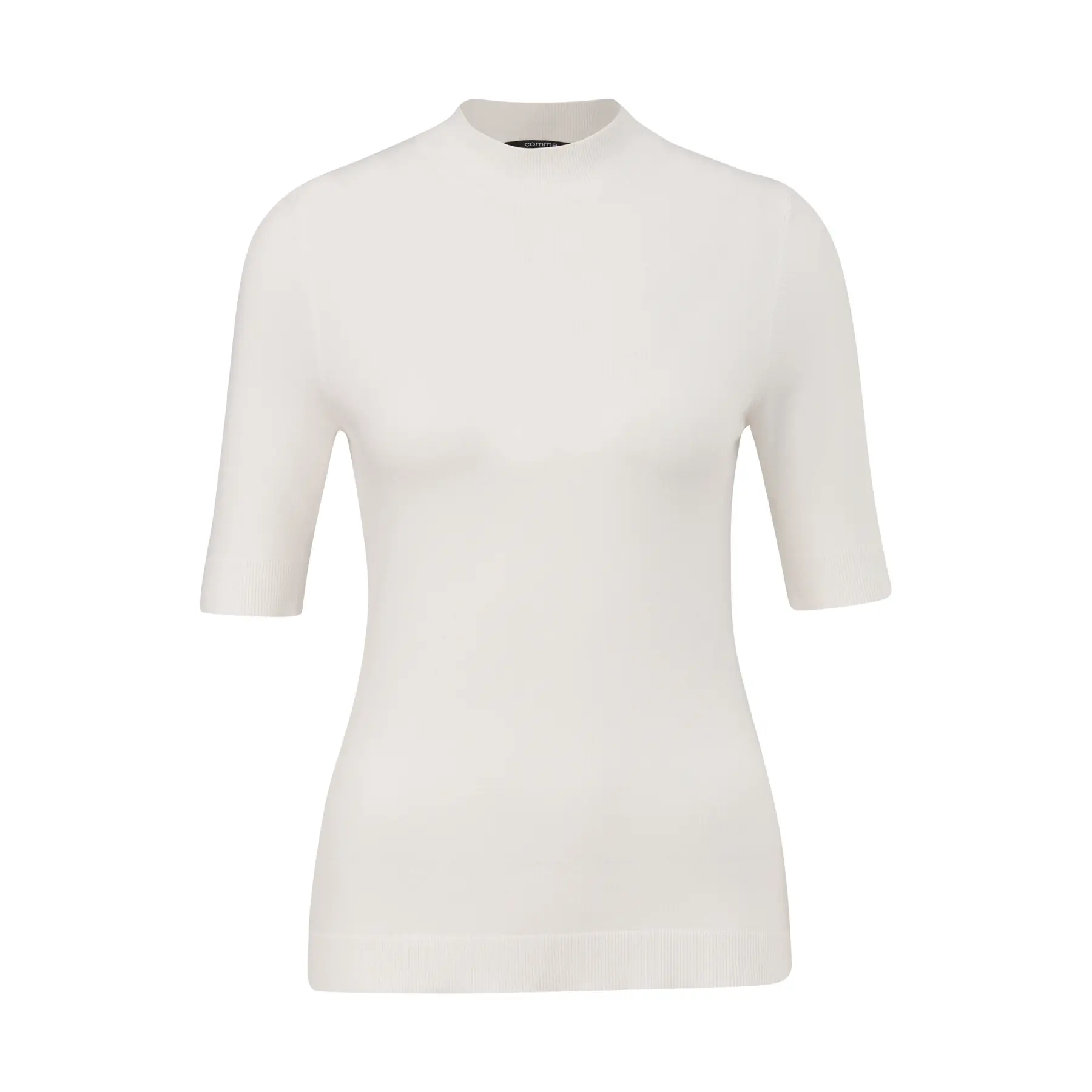 Pull a maniche corte in maglia fine donna COMMA