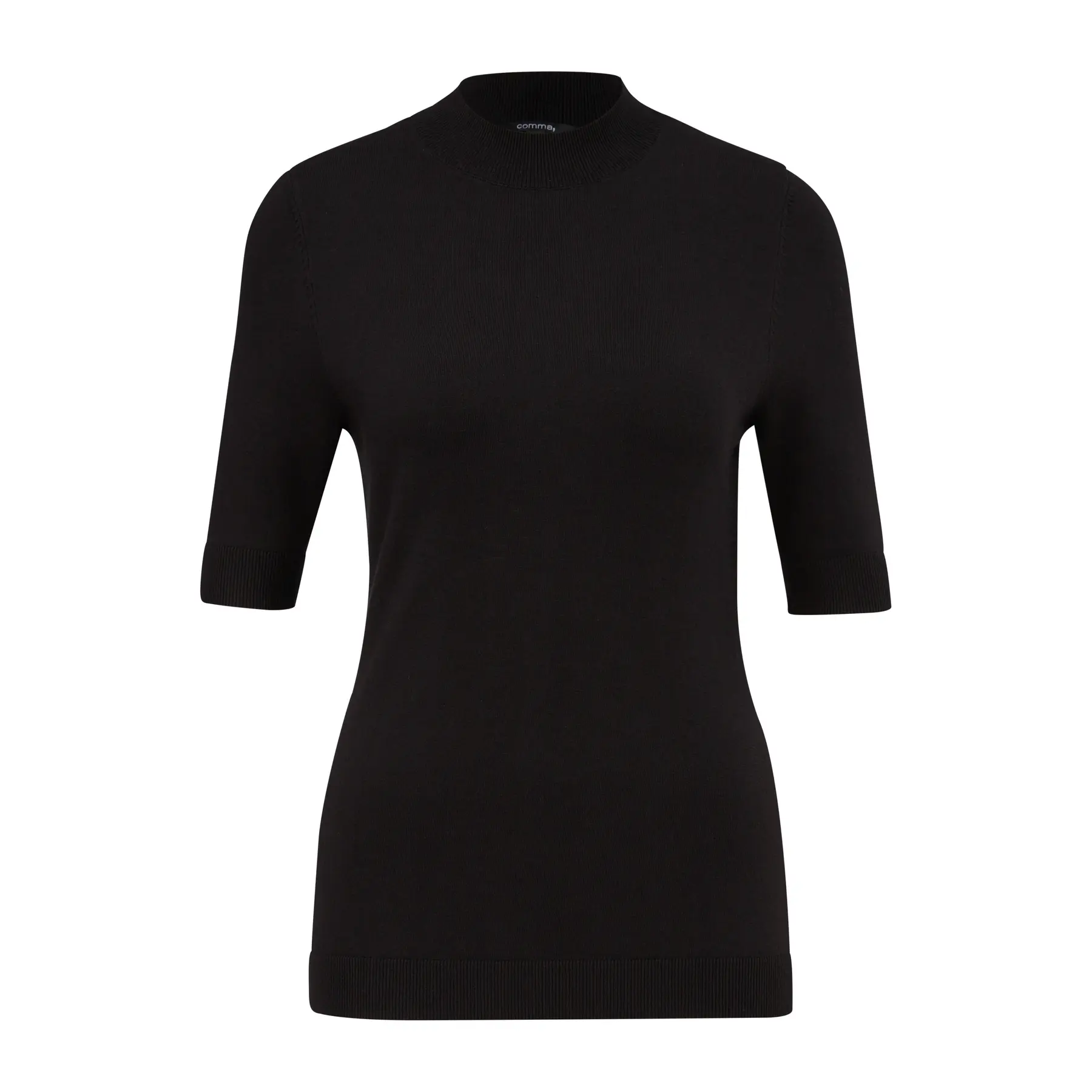 Pull manches courtes en maille fine femme COMMA Pull manches courtes en maille fine femme COMMA