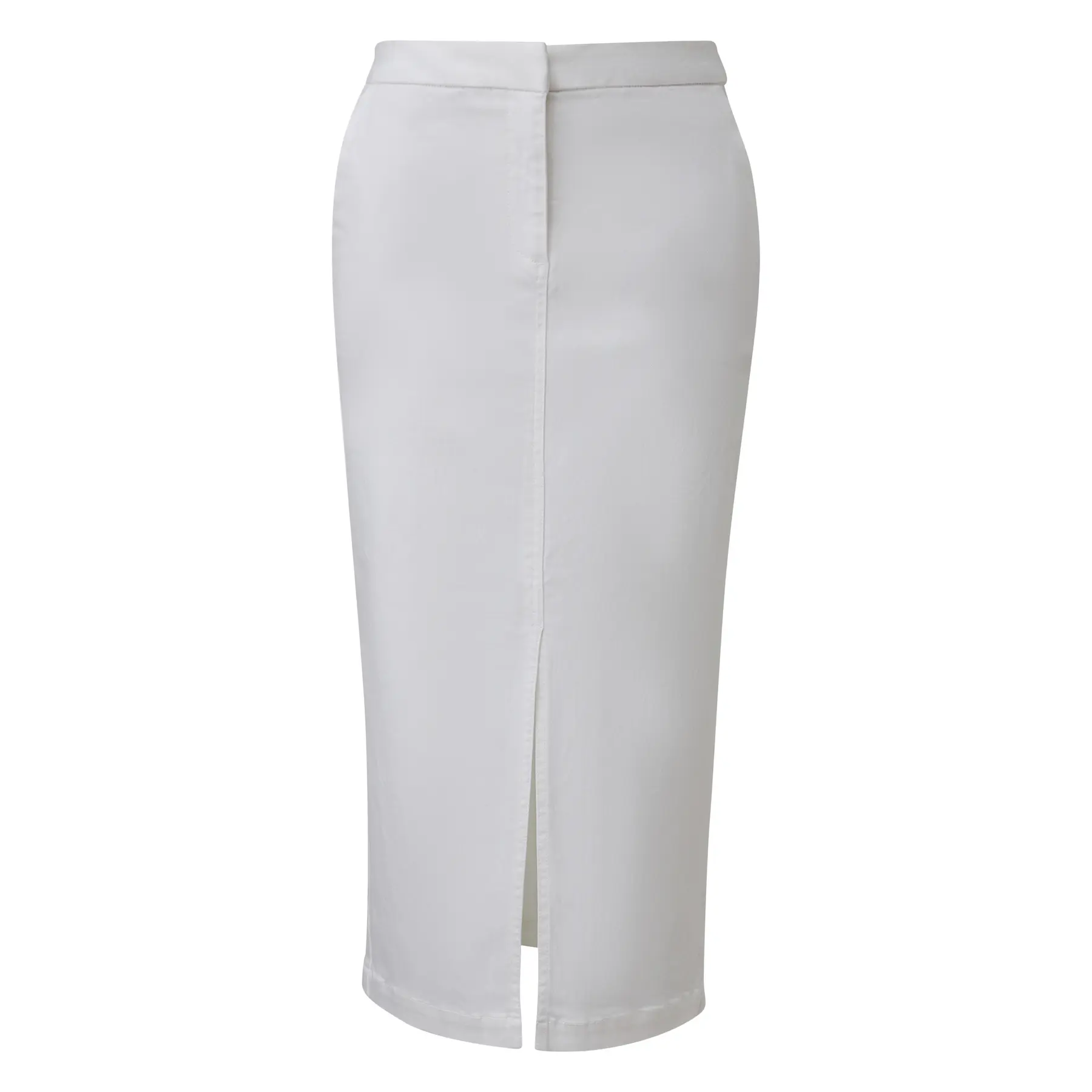 Gonna midi elastica in denim con spacco donna COMMA