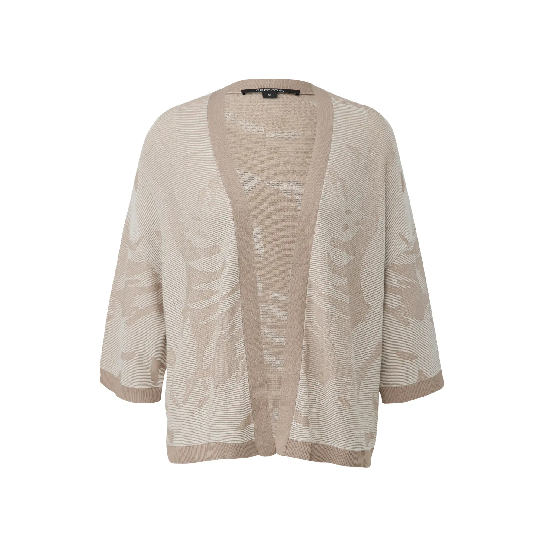 Damen Feinstrick-Cardigan mit floralen Mustern COMMA