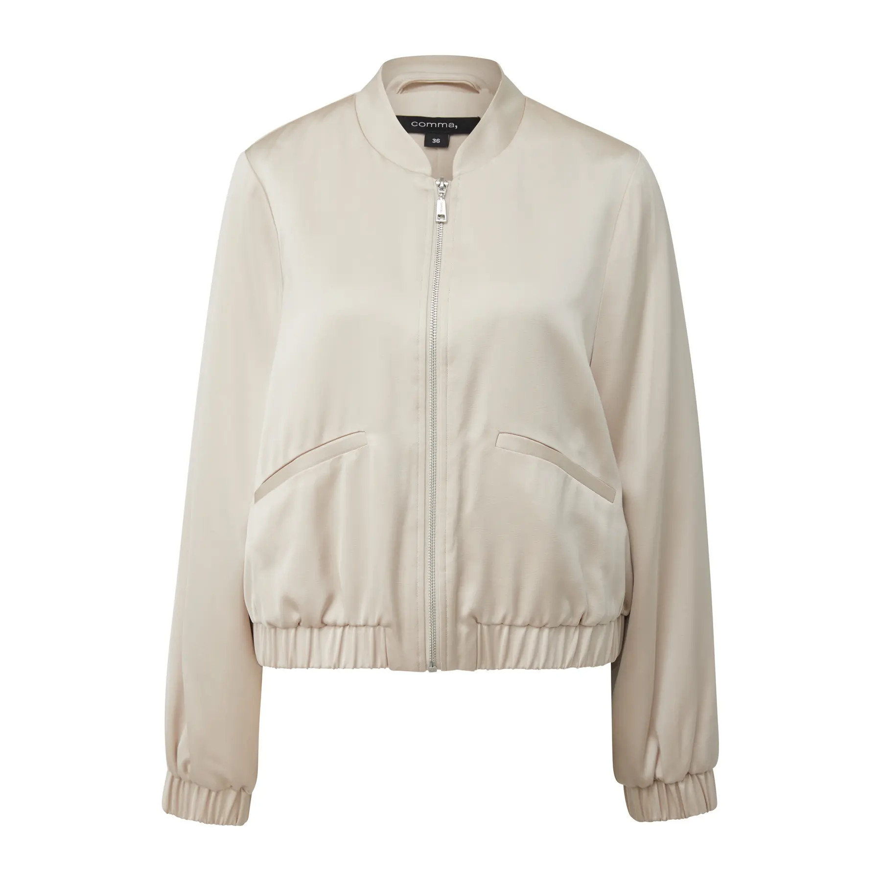 Giacca a collo alto in satin donna COMMA