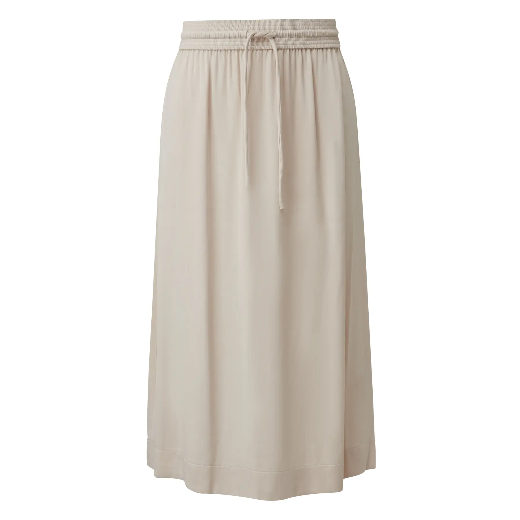 Gonna midi in satin con dettaglio a fiocco donna COMMA