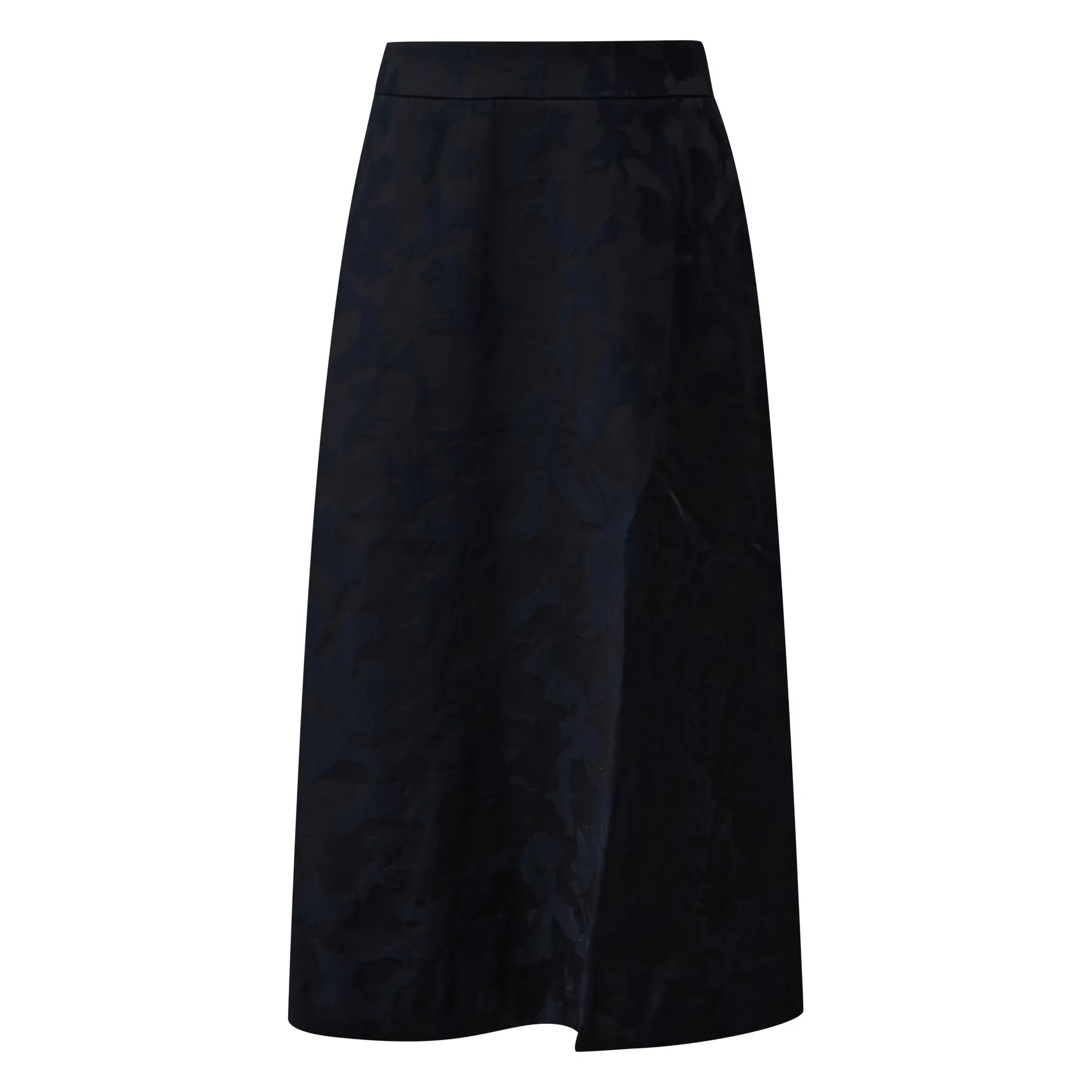 Gonna midi svasata con tasche a filetto in jacquard donna COMMA