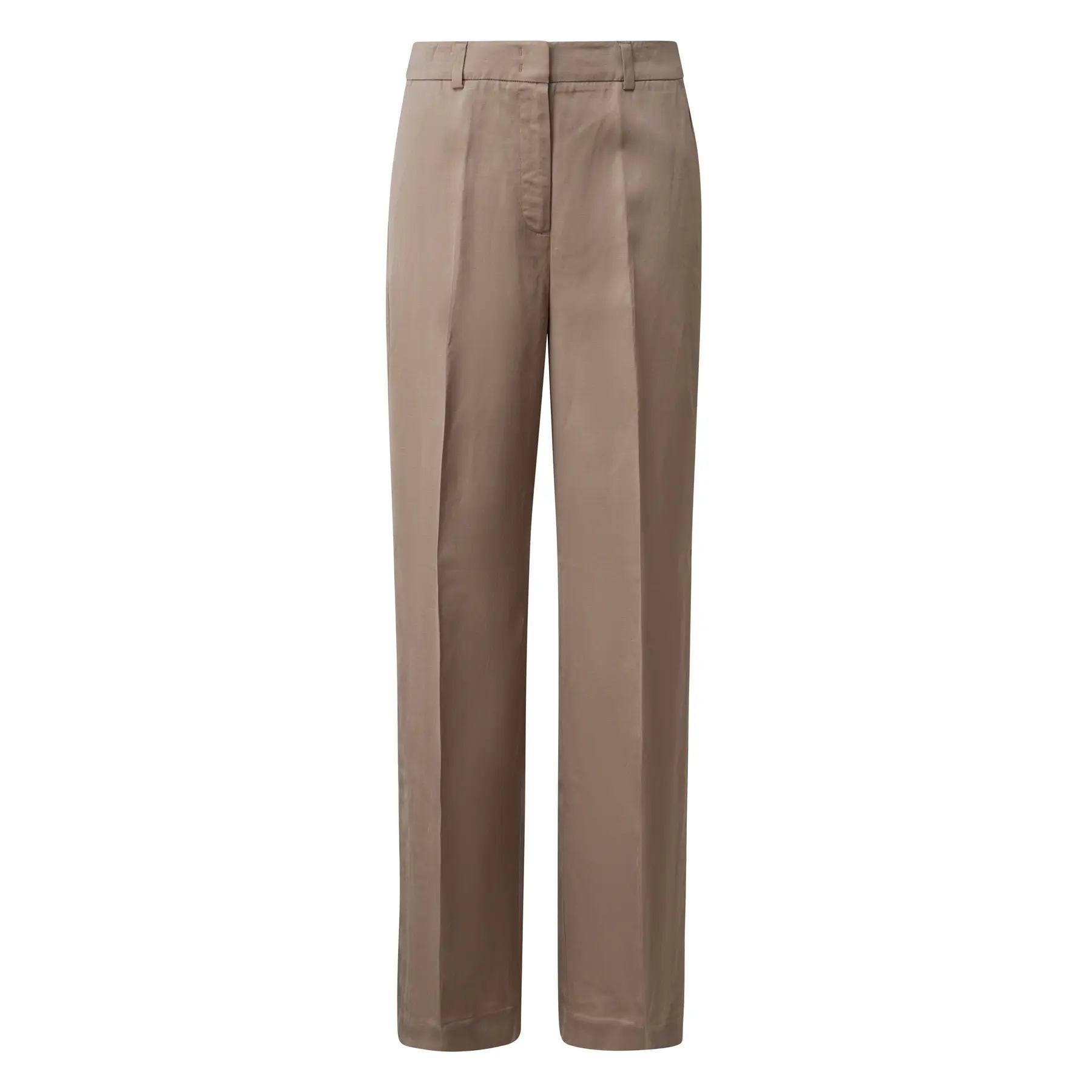 Pantaloni da costume lucidi in lino donna COMMA Marlene