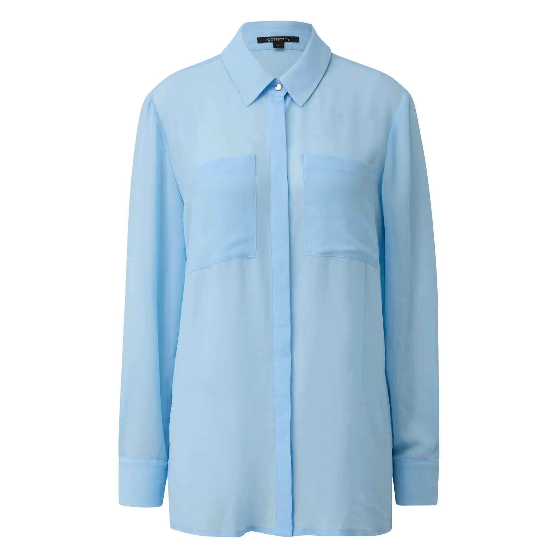 Camicia maniche lunghe con bottoni donna COMMA
