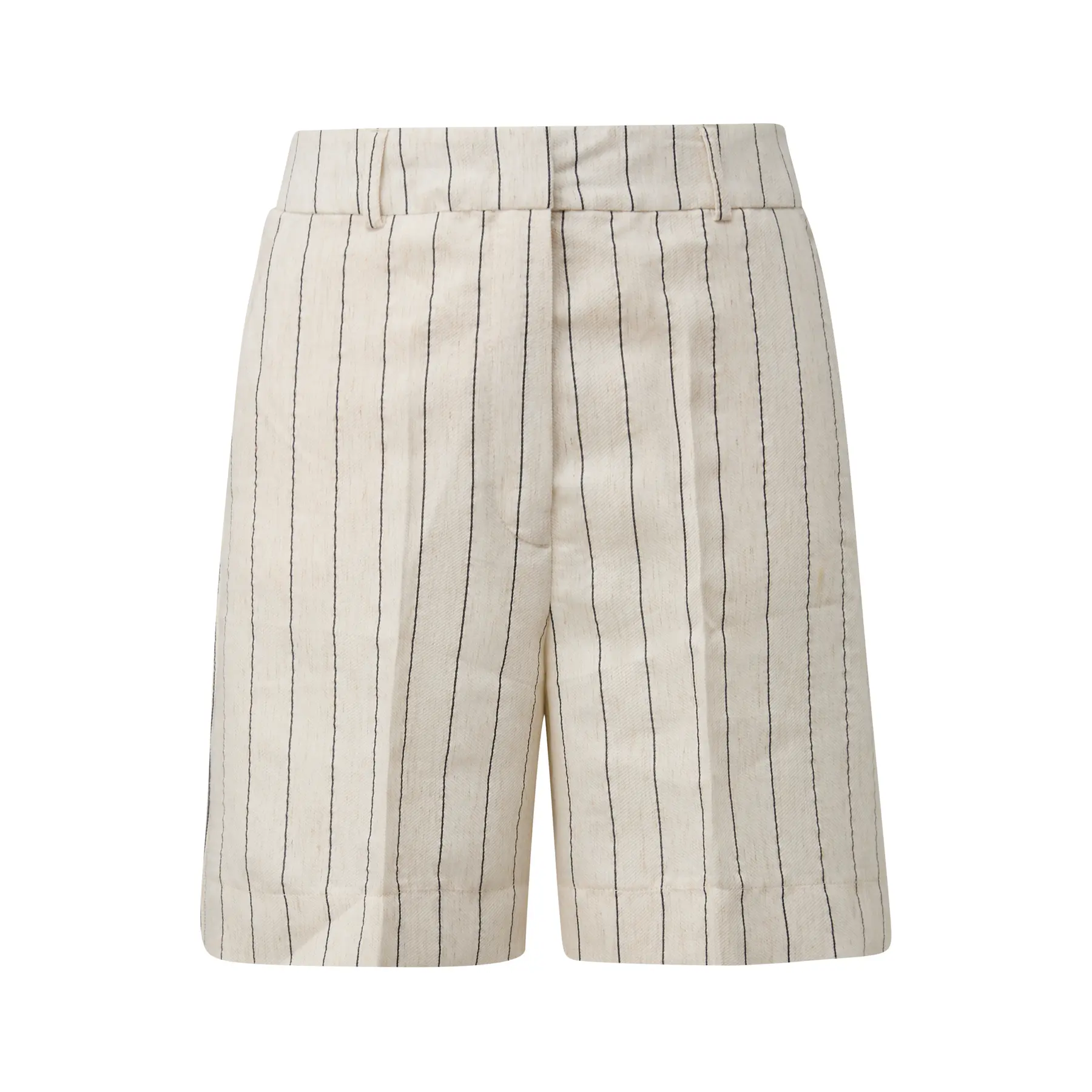 Short a righe in lino donna COMMA