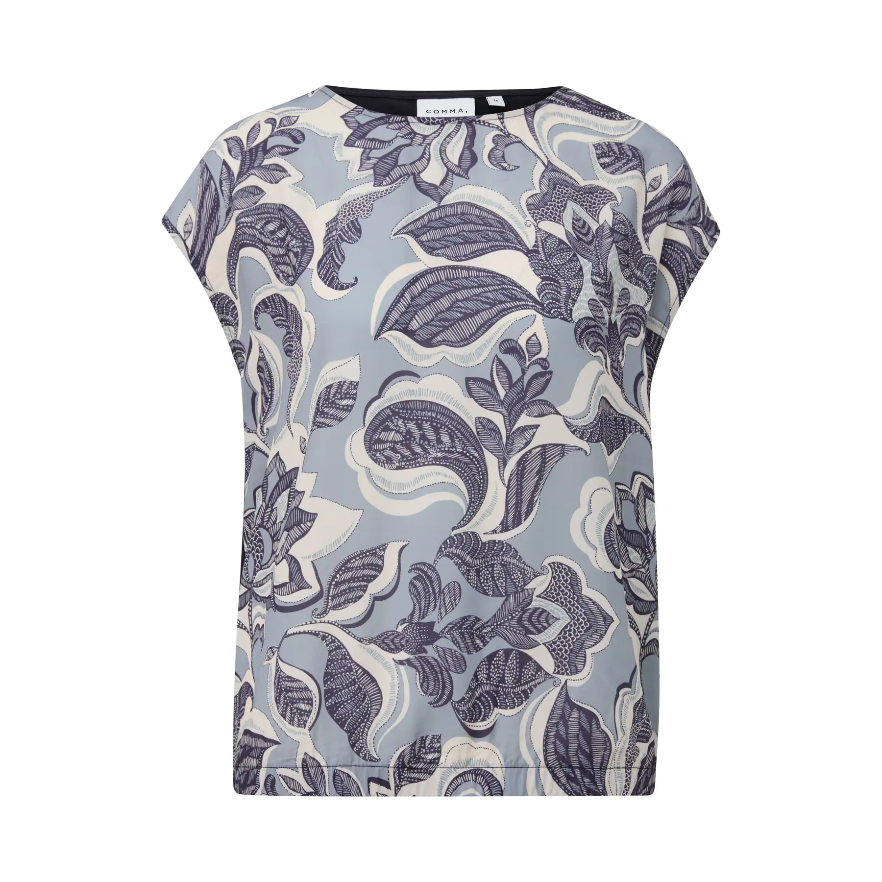 Blusa a fantasia floreale donna COMMA