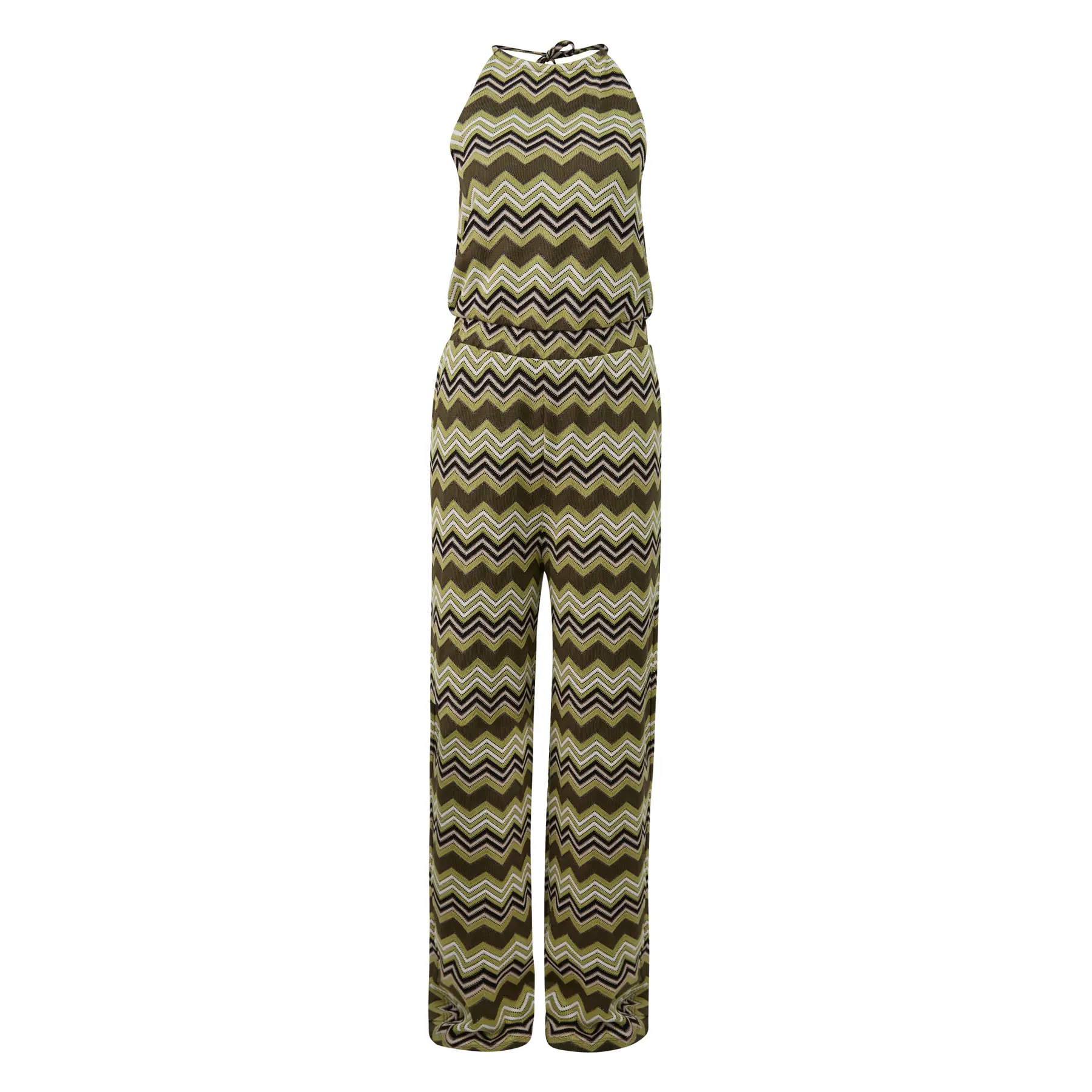 Combinaison in maglia motivo a zigzag donna COMMA