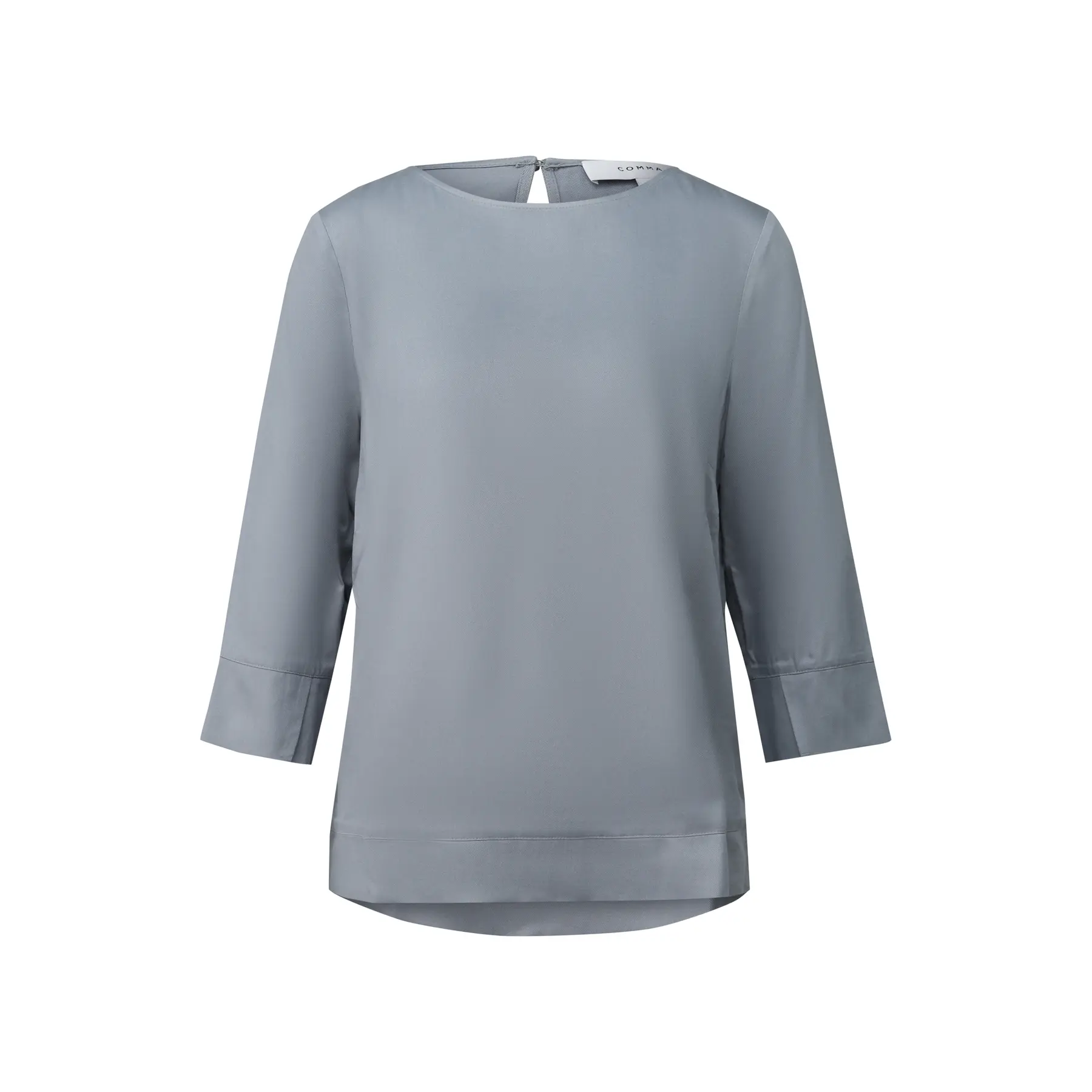 Blusa in viscosa a maniche 3/4 con spacco laterale donna COMMA