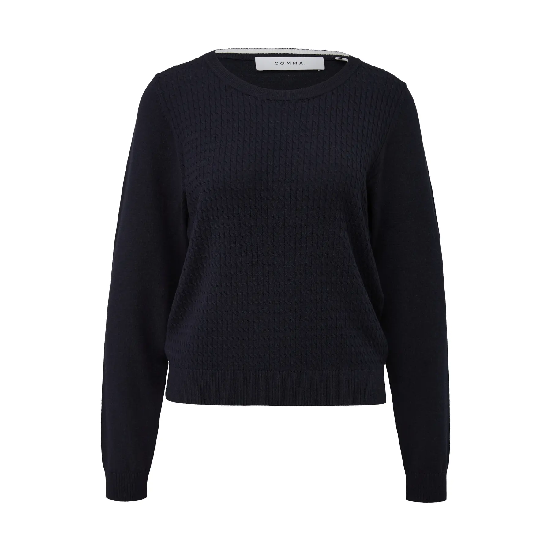 Pull in misto viscosa a motivo intrecciato donna COMMA