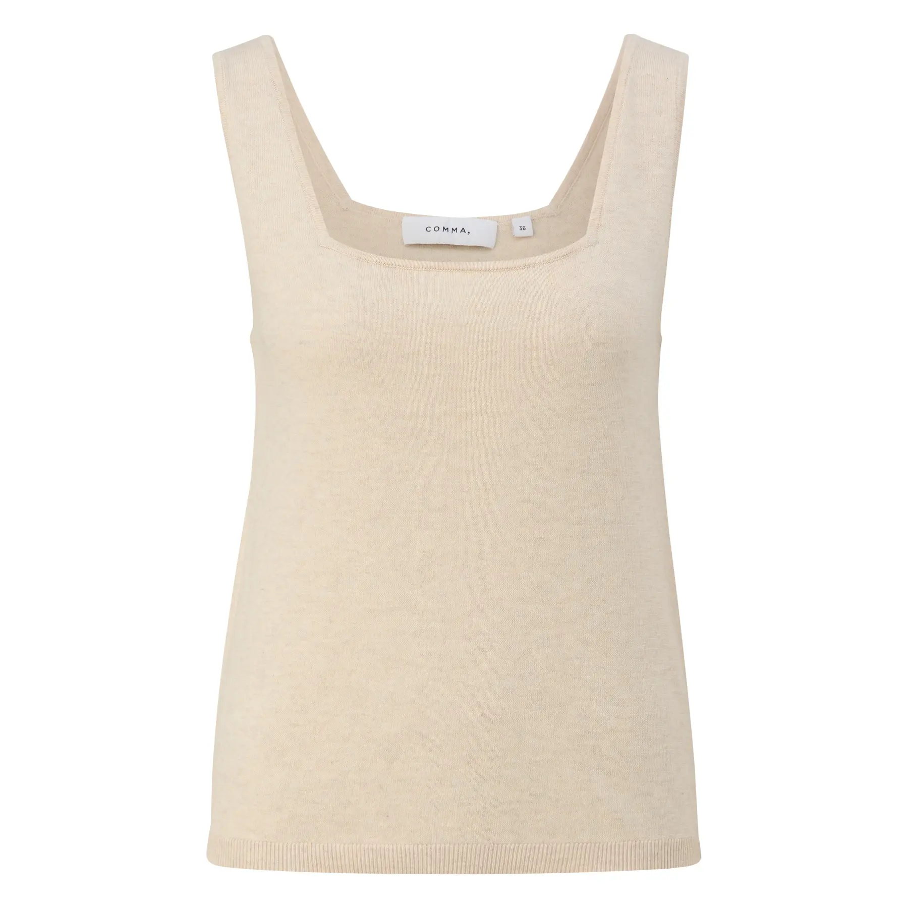 Canotta in maglia di cotone misto donna COMMA