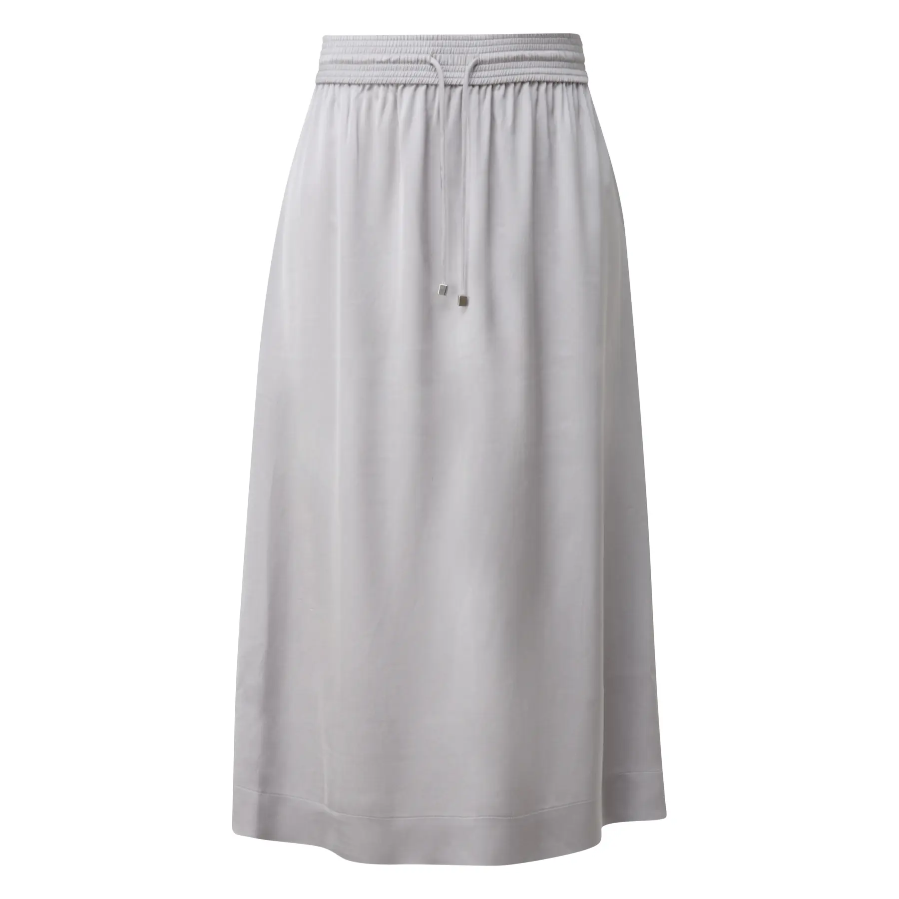Gonna midi in satin con cintura da annodare donna COMMA
