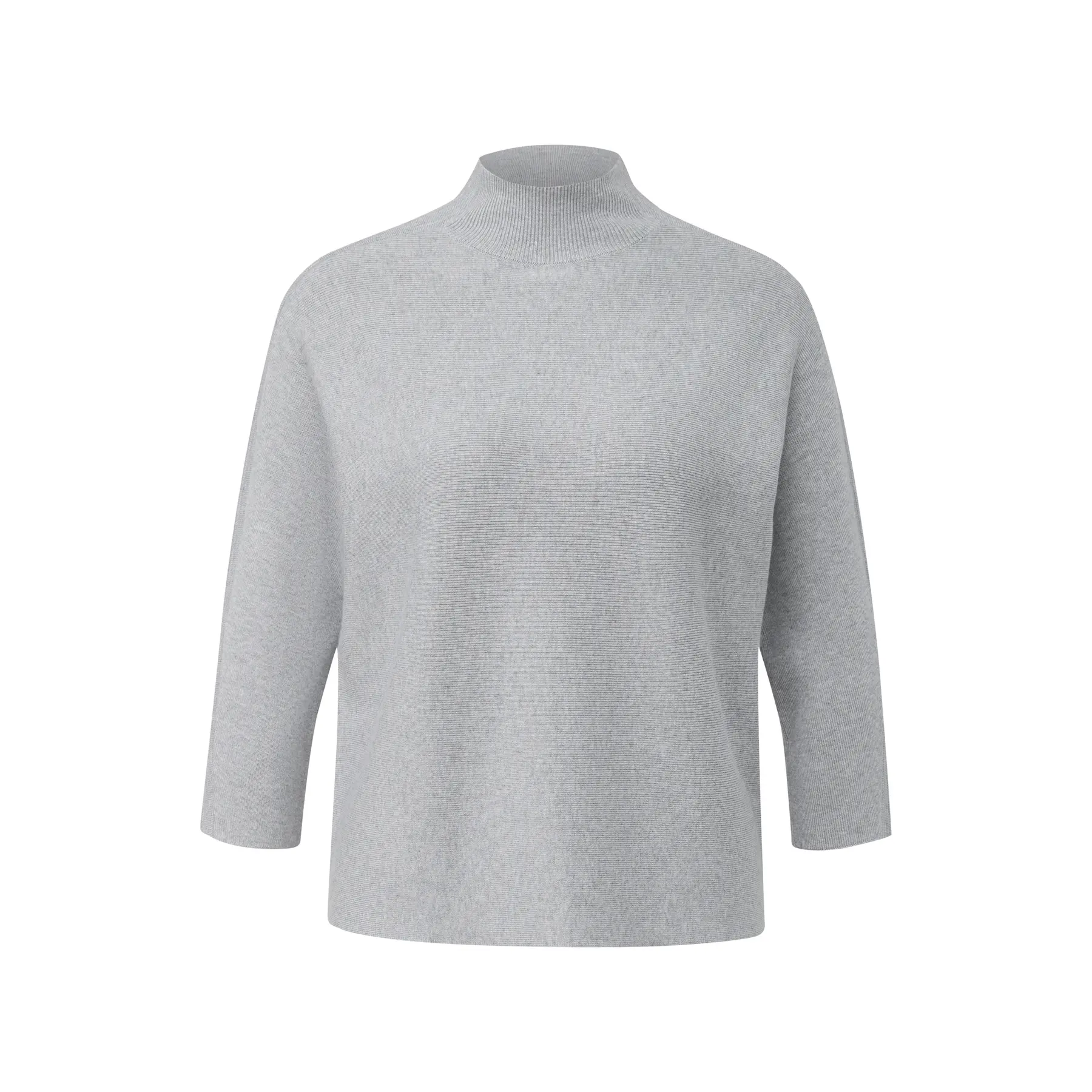 3/4 Sleeve Batwing Knitted High Neck Jumper Women Comma