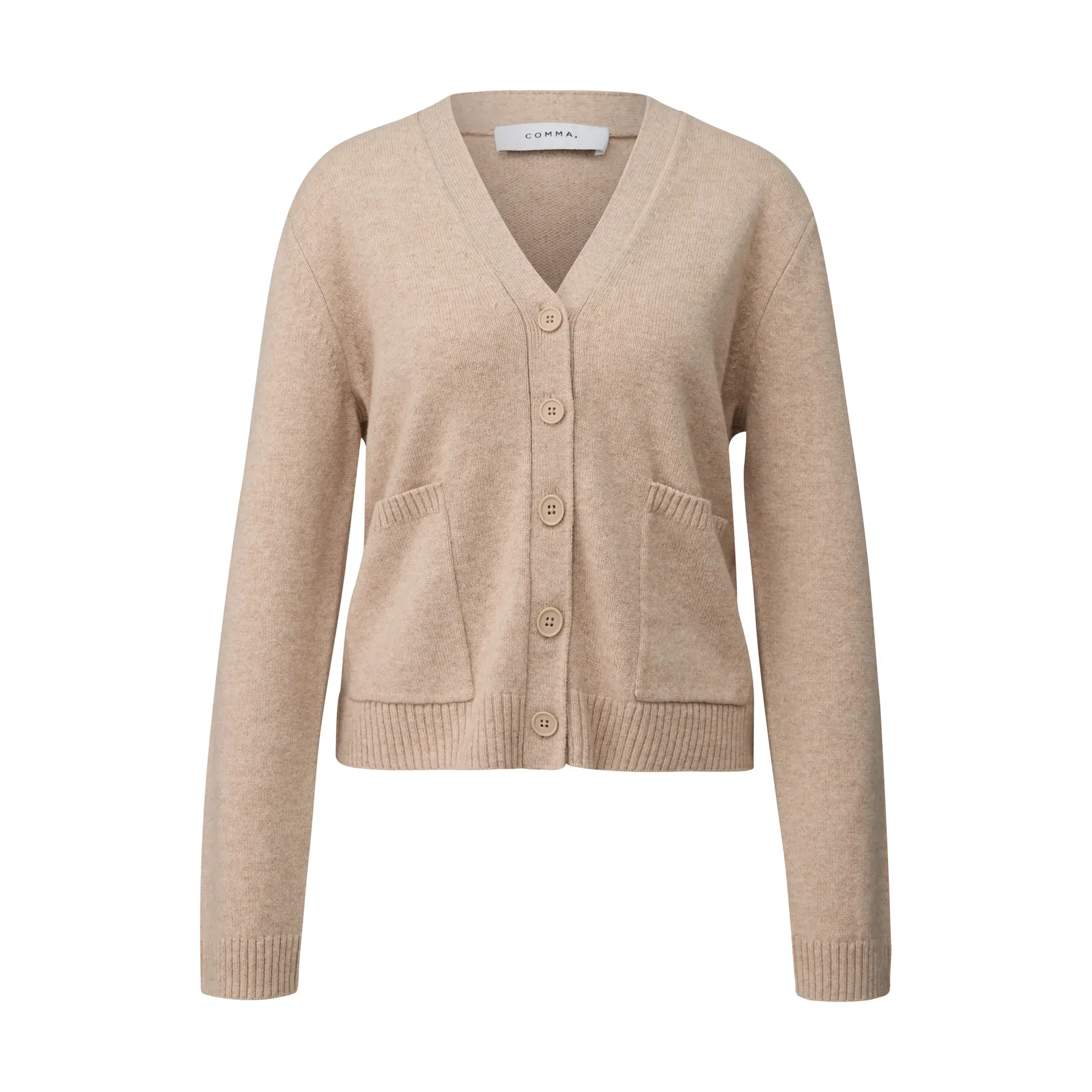 Damen Cardigan mit aufgesetzten Taschen COMMA