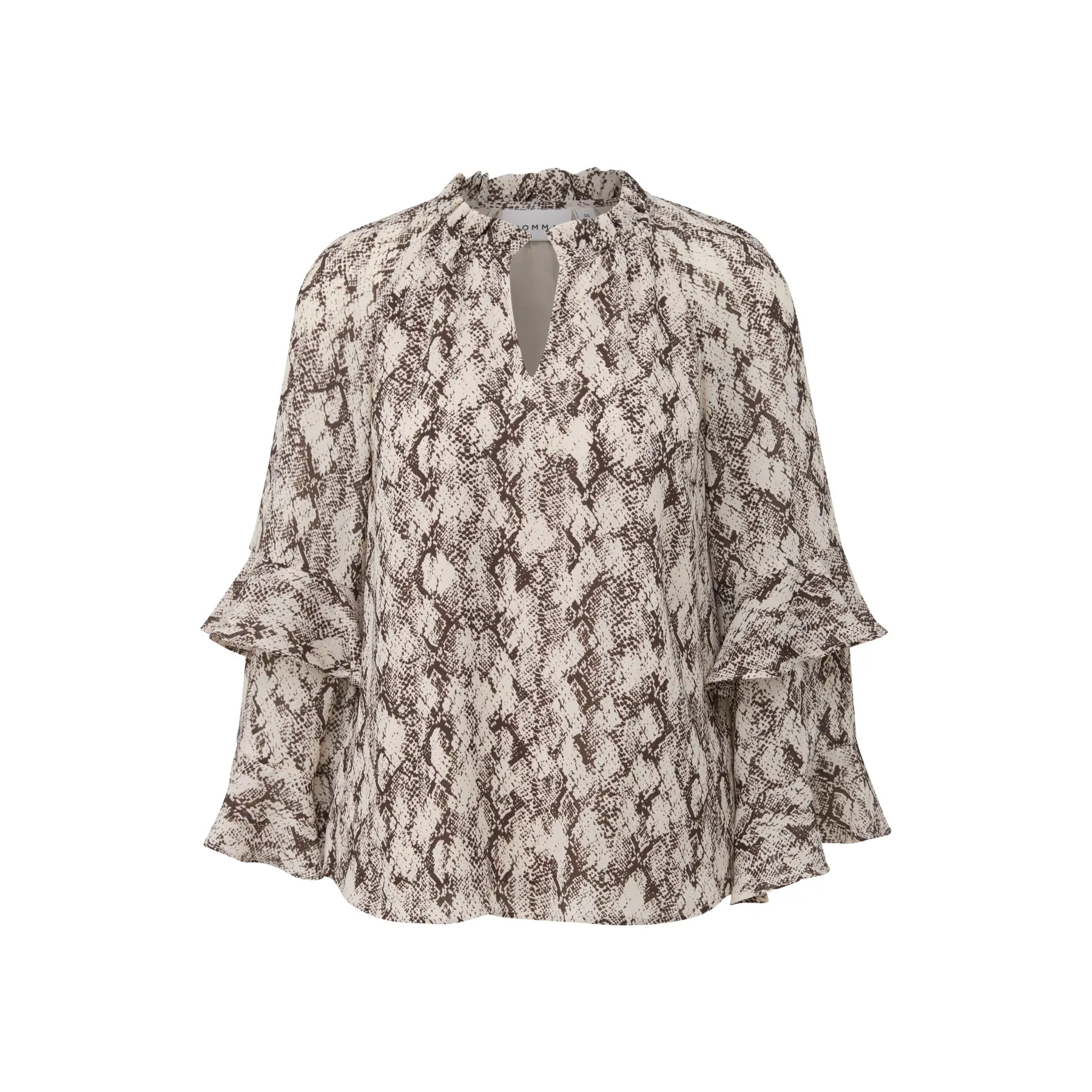 Blusa in mussola a maniche raglan con volant romantici donna COMMA