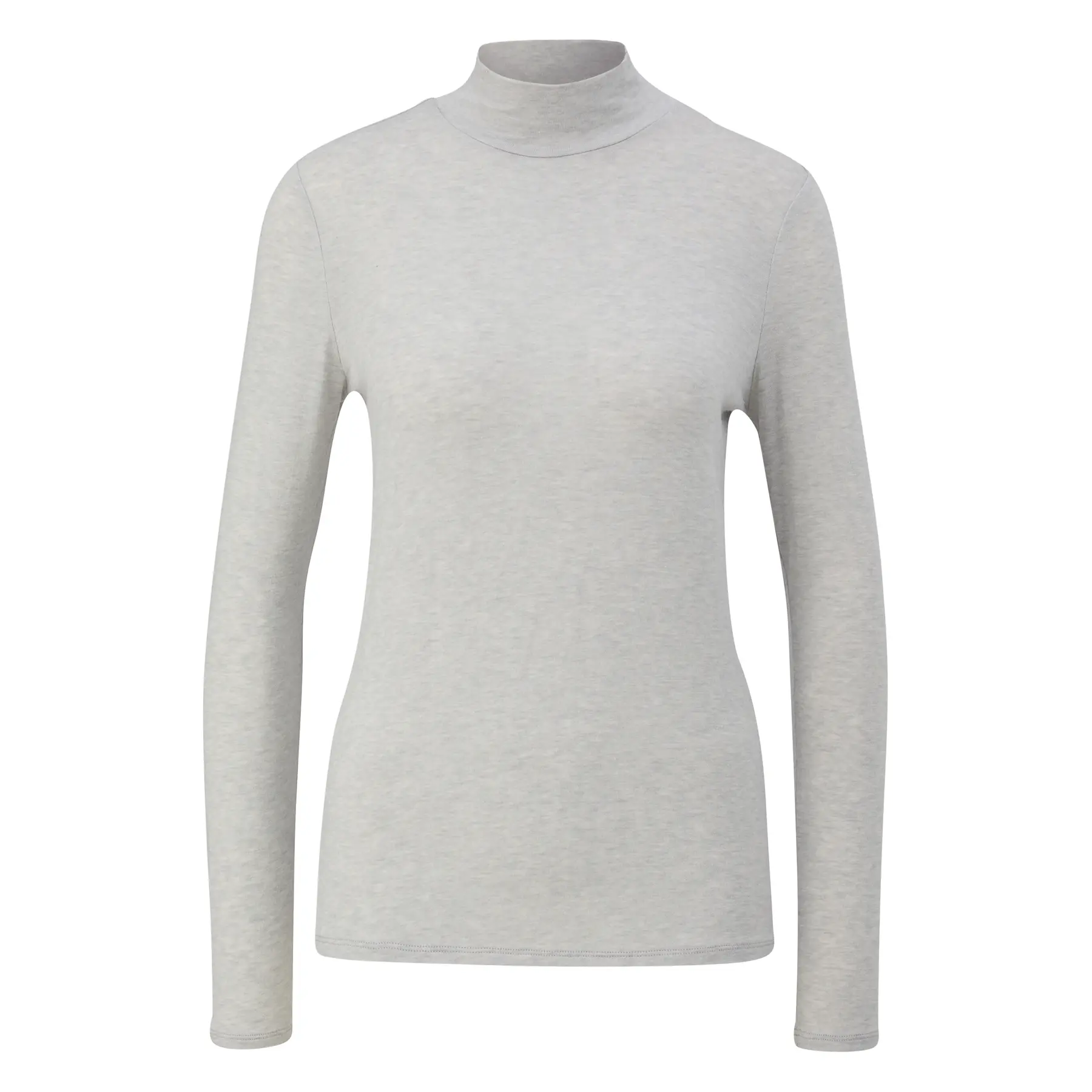 Damen Langarmshirt aus Lyocell mit Stehkragen COMMA