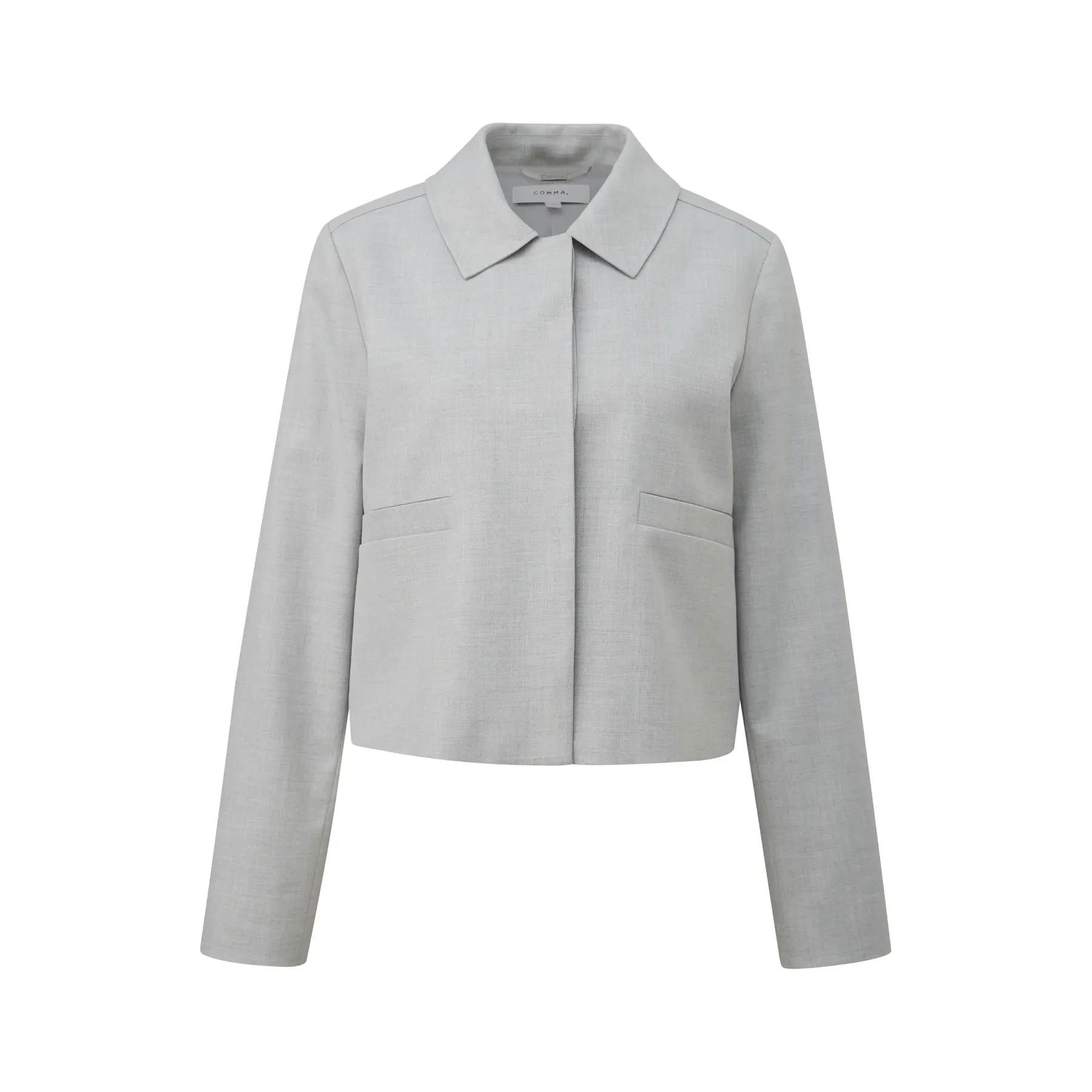 Bluse mit Kragen und Knopfleiste für Damen COMMA