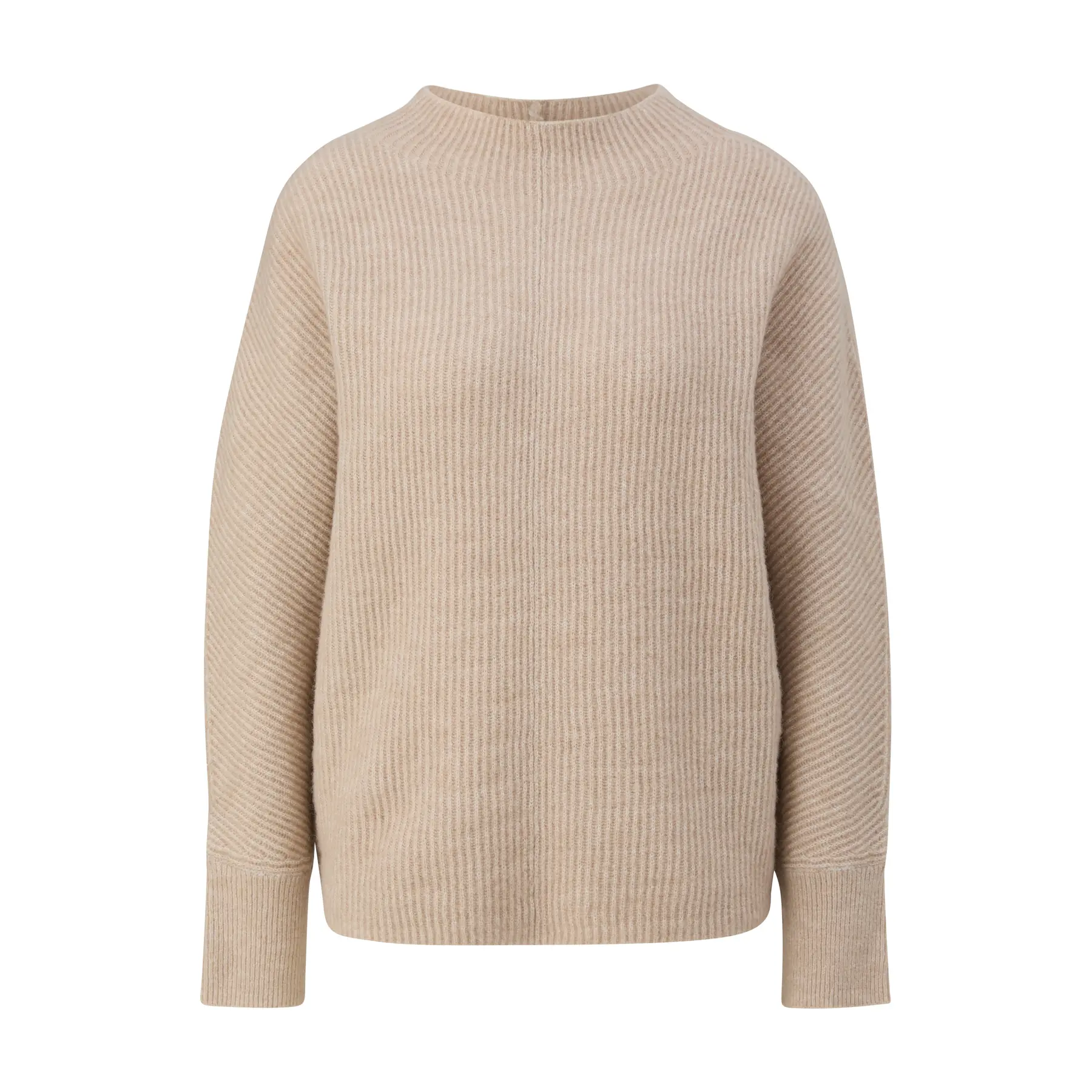 Women's Batwing Sleeve Mixed Knit Jumper Comma