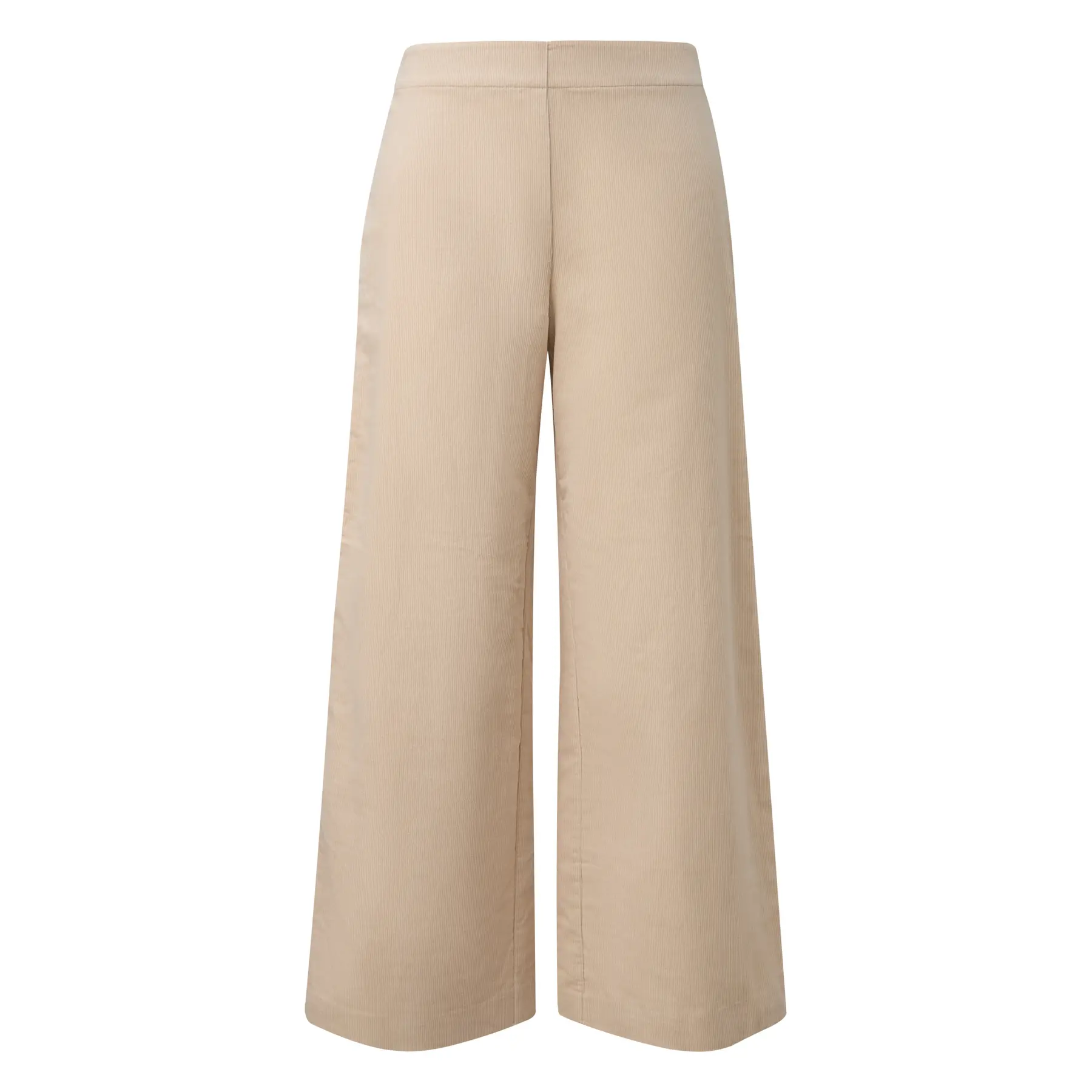 Pantaloni da abito larghi in velluto a coste taglio casual donna COMMA