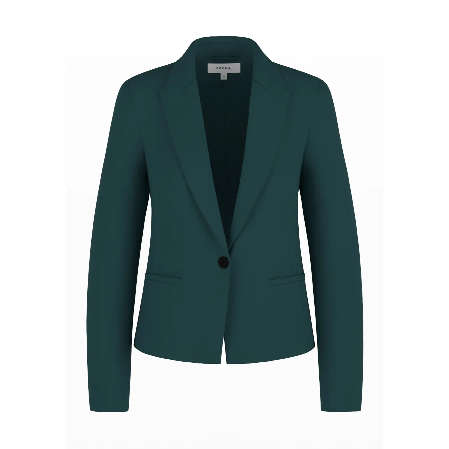 Blazer aderente in crêpe donna COMMA