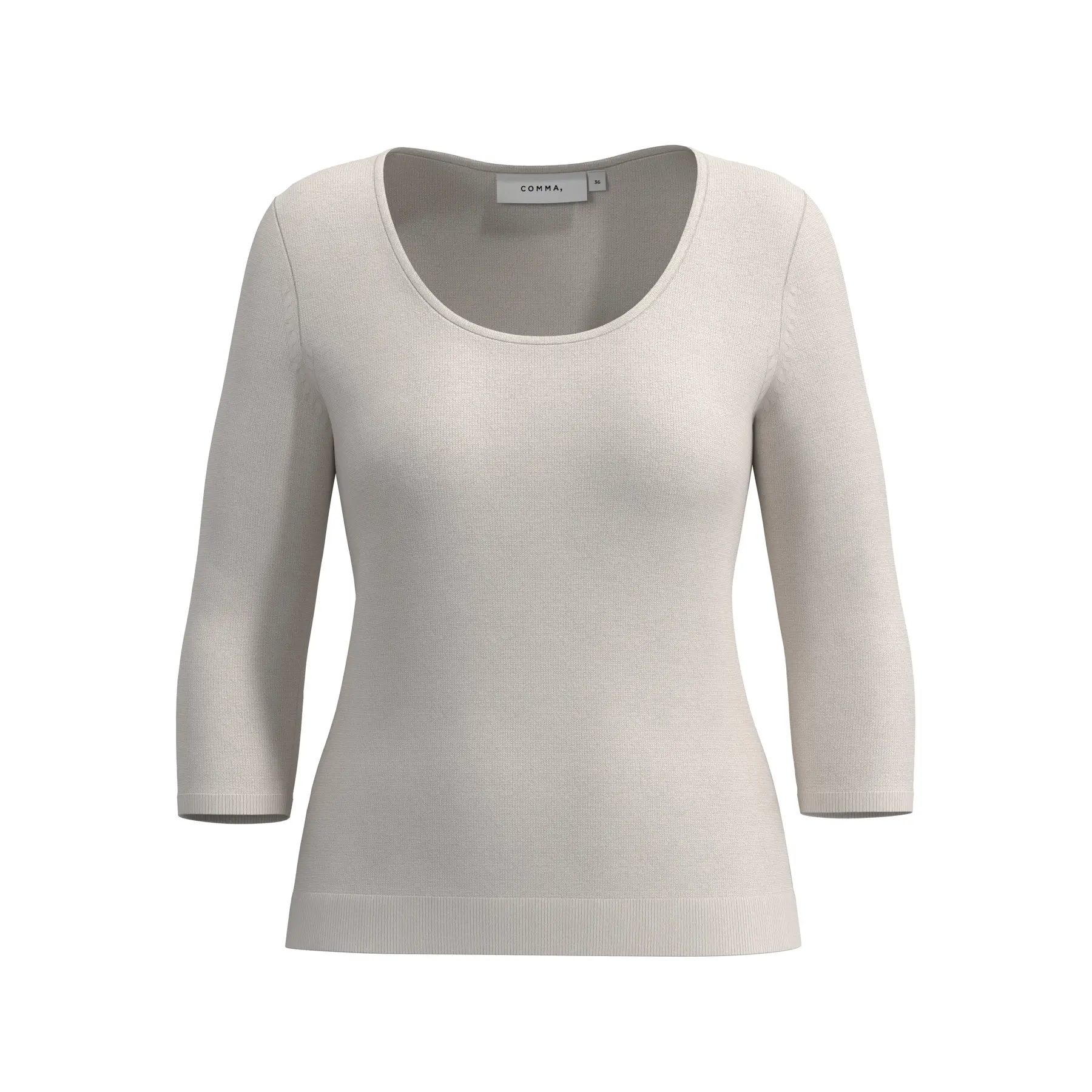 Maglione donna con maniche a 3/4 COMMA