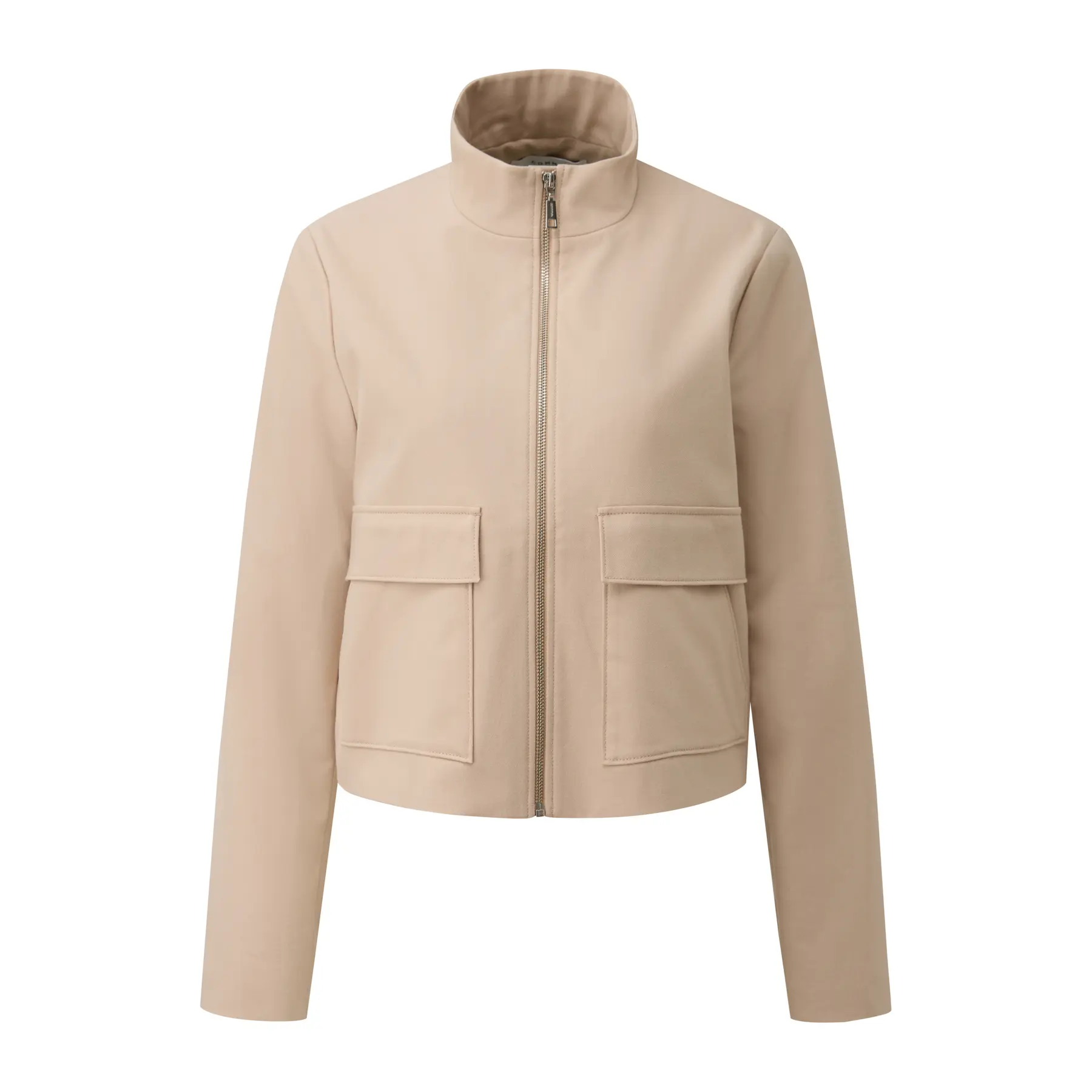 Flanelljacke, Boxy-Schnitt, mit Reißverschluss für Damen COMMA