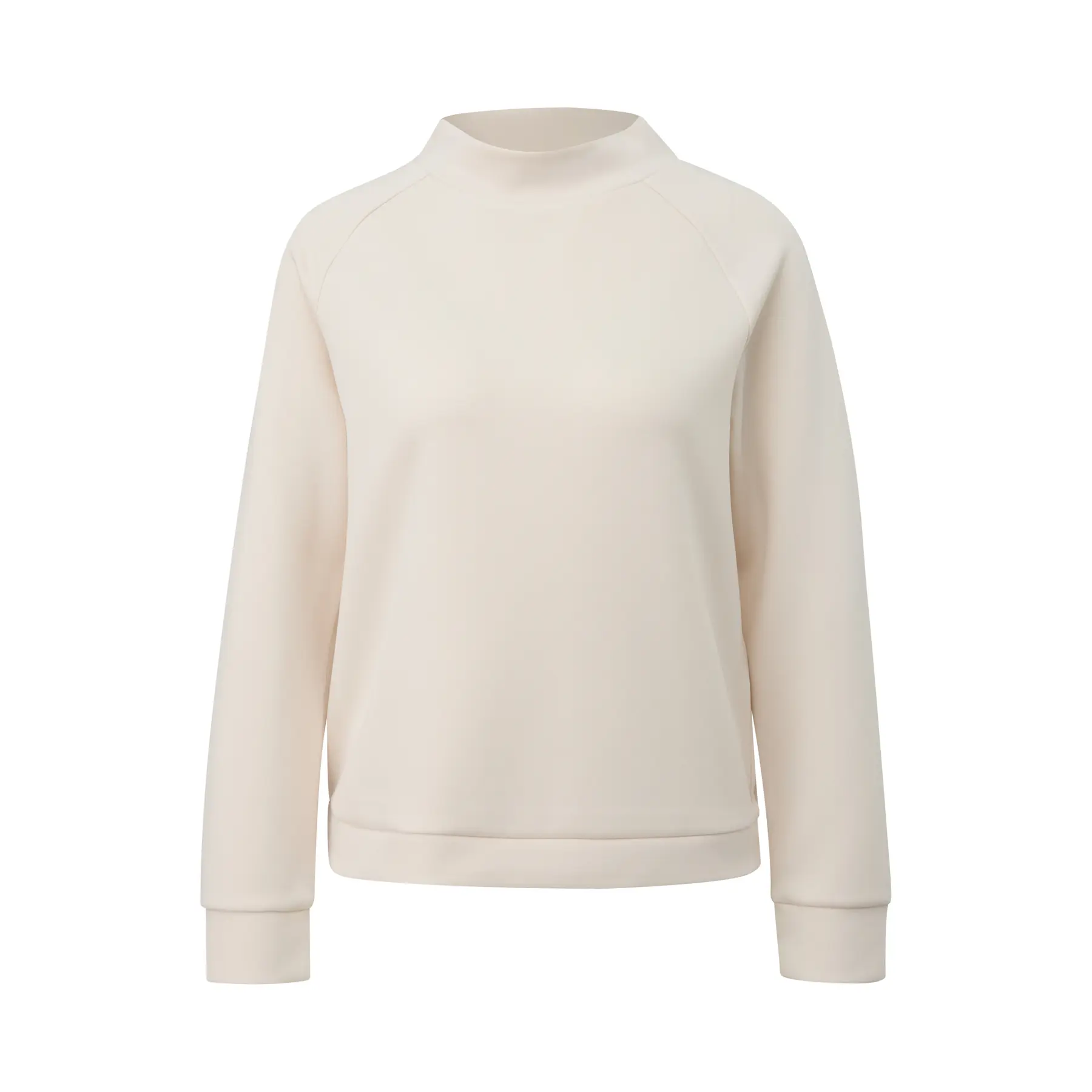 Felpa in jersey confortevole con collo alto donna COMMA