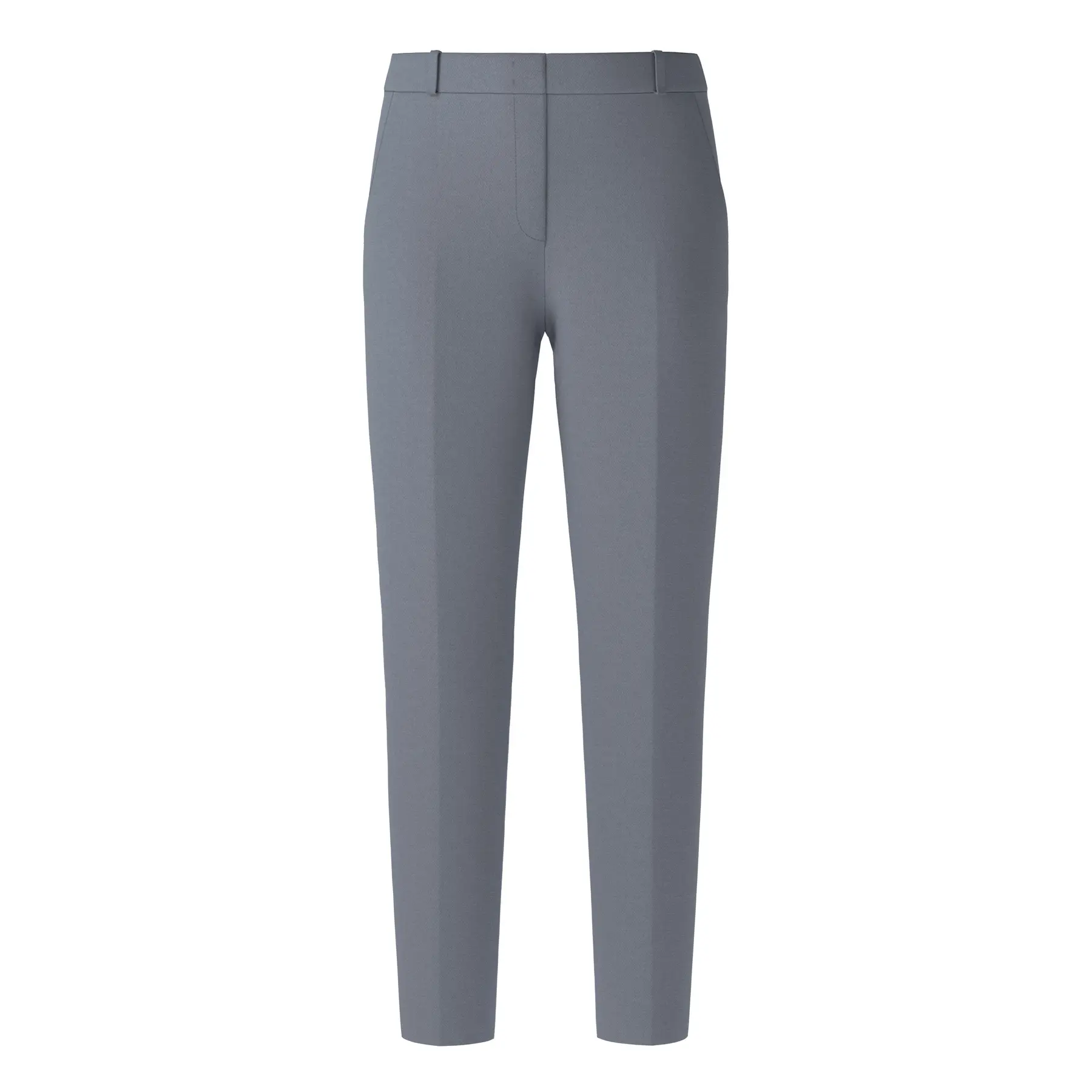 Pantaloni da costume stile sigaretta accorciati con pieghe donna COMMA
