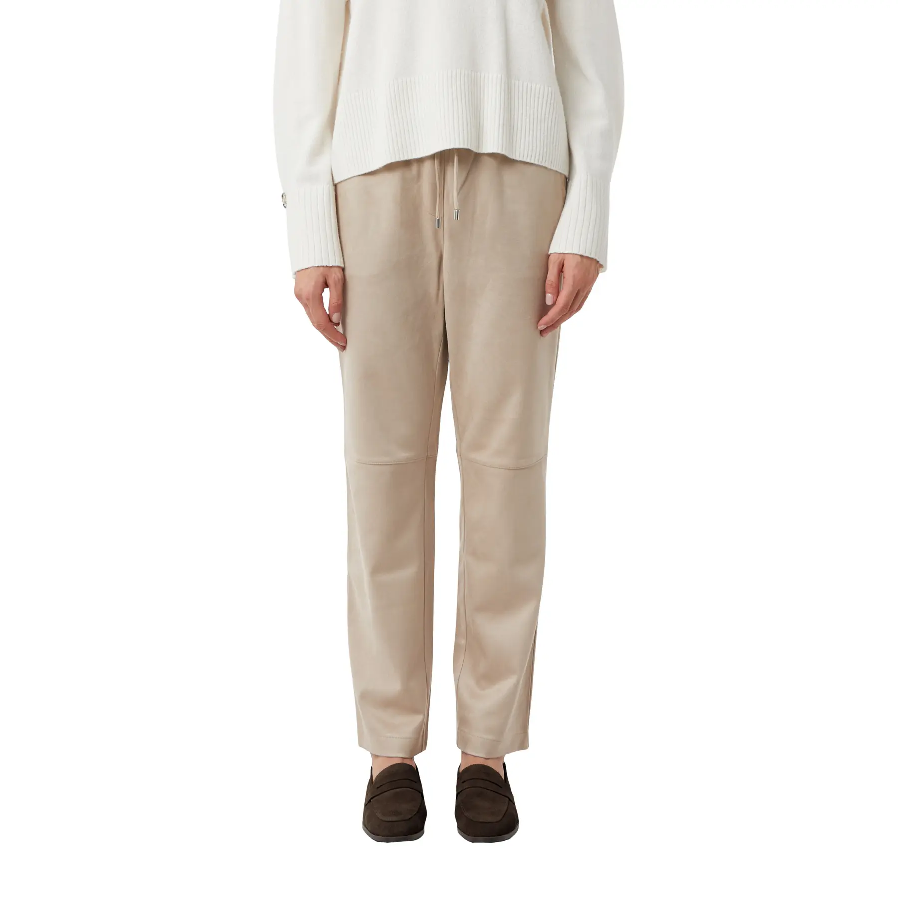 Damen Velours-Suede Jogginghose COMMA