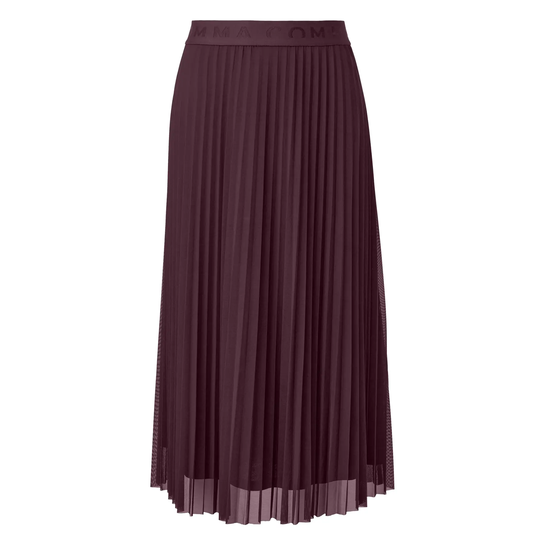 Gonna plissettata in maglia donna COMMA Midi