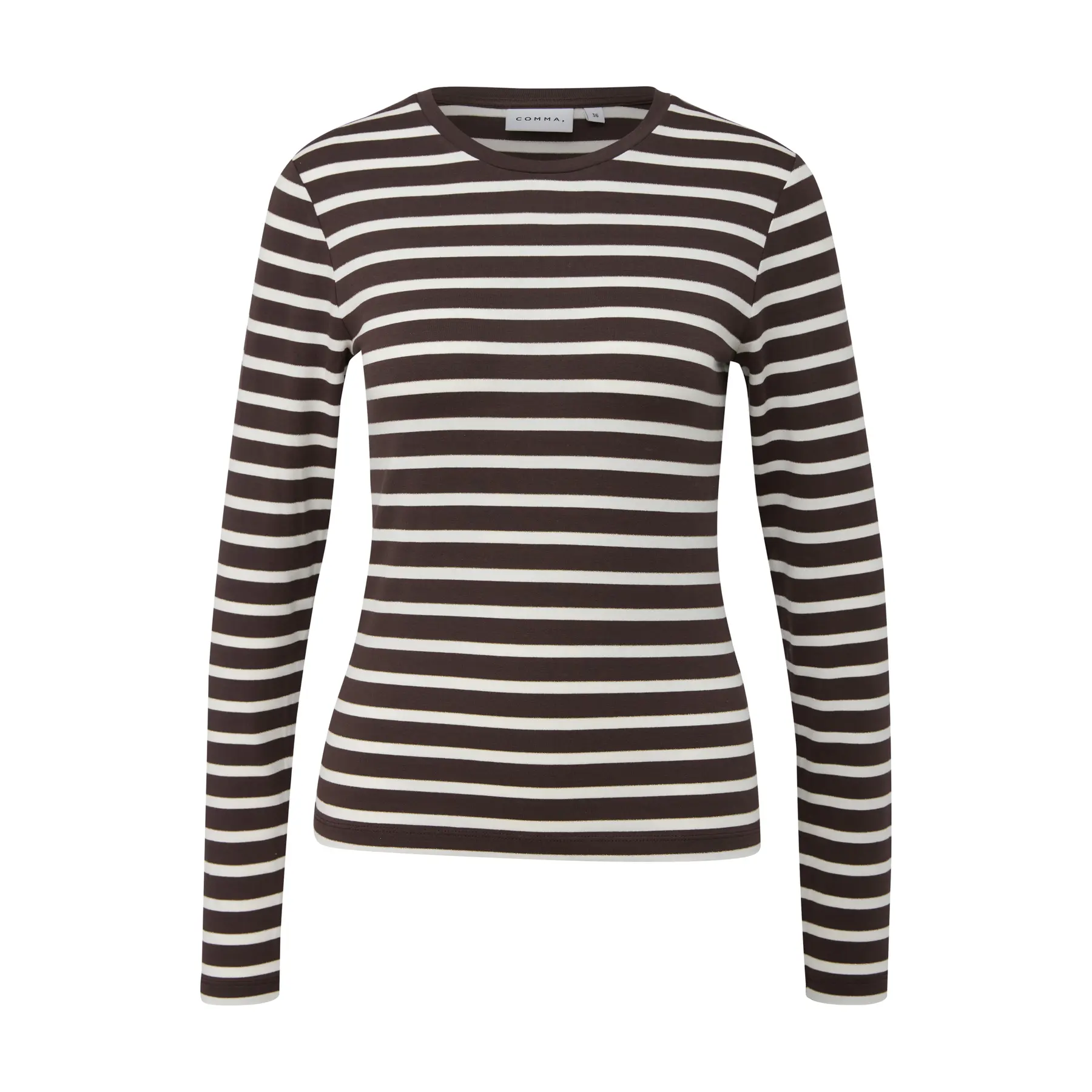 Gestreiftes Jersey Langarmshirt für Damen COMMA
