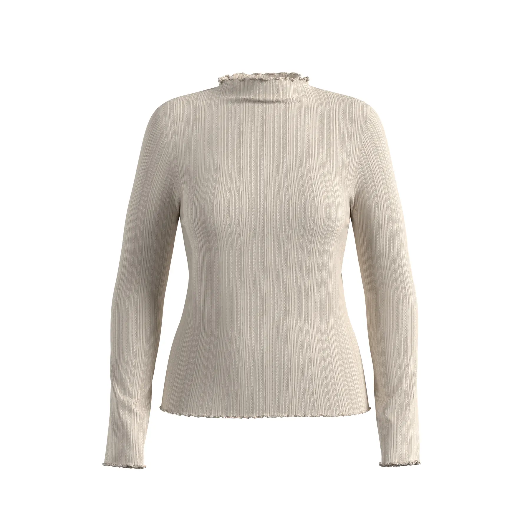 Langarmshirt aus Lochstrick für Damen COMMA
