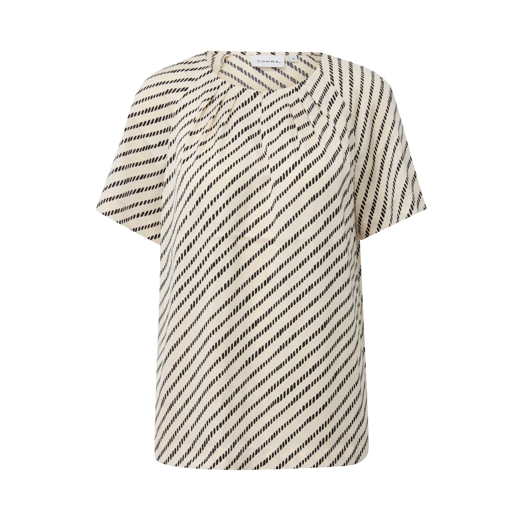 Blusa in satin stampata donna COMMA