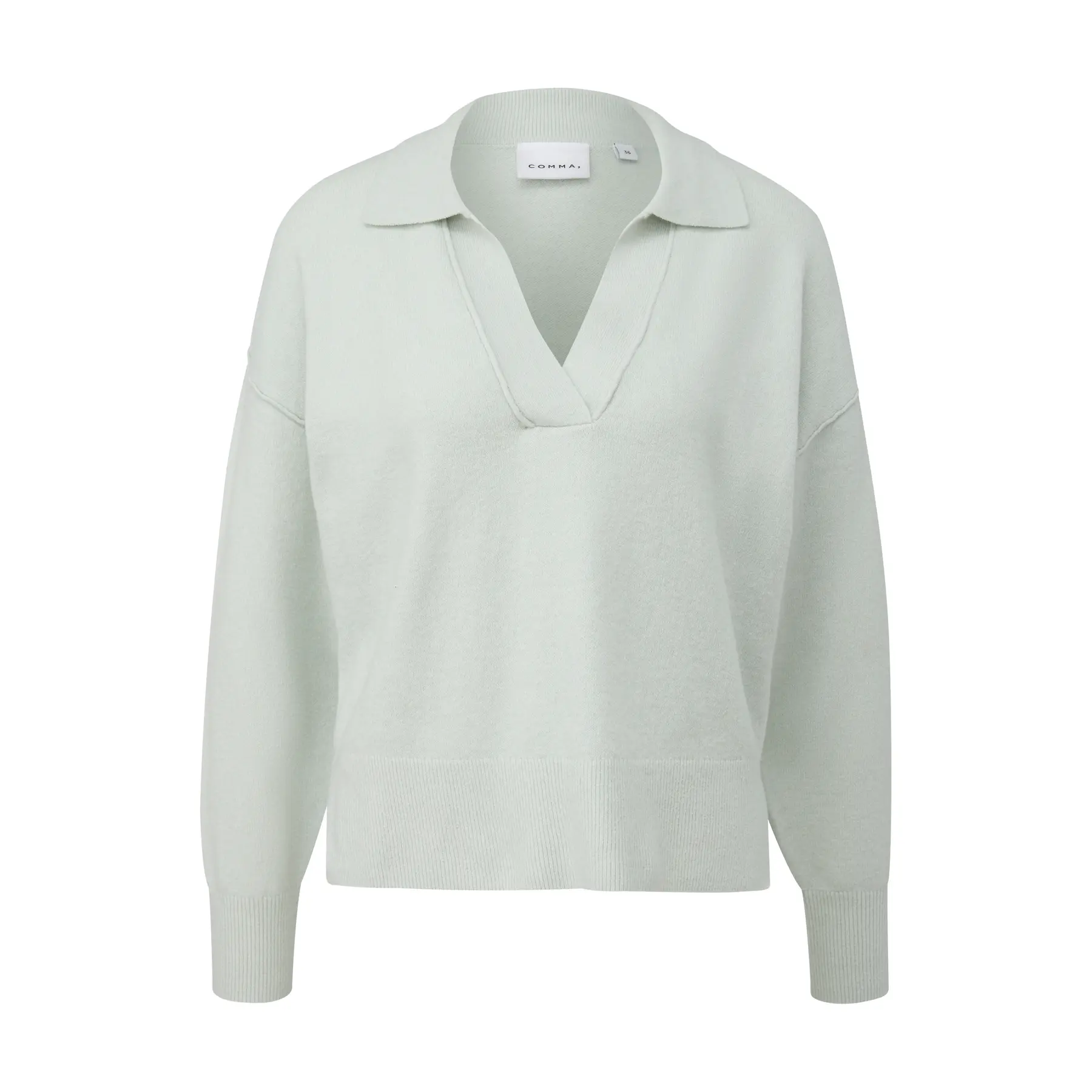 Pull col polo lässiger Schnitt Damen COMMA