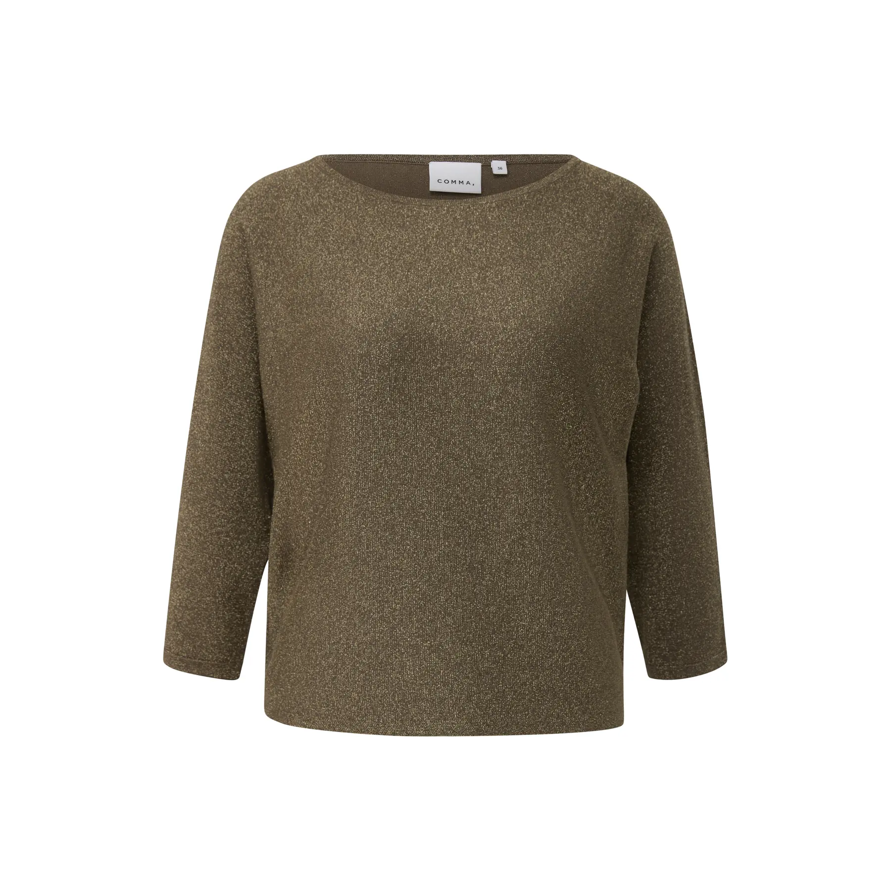 Maglione col rotondo glitter donna COMMA