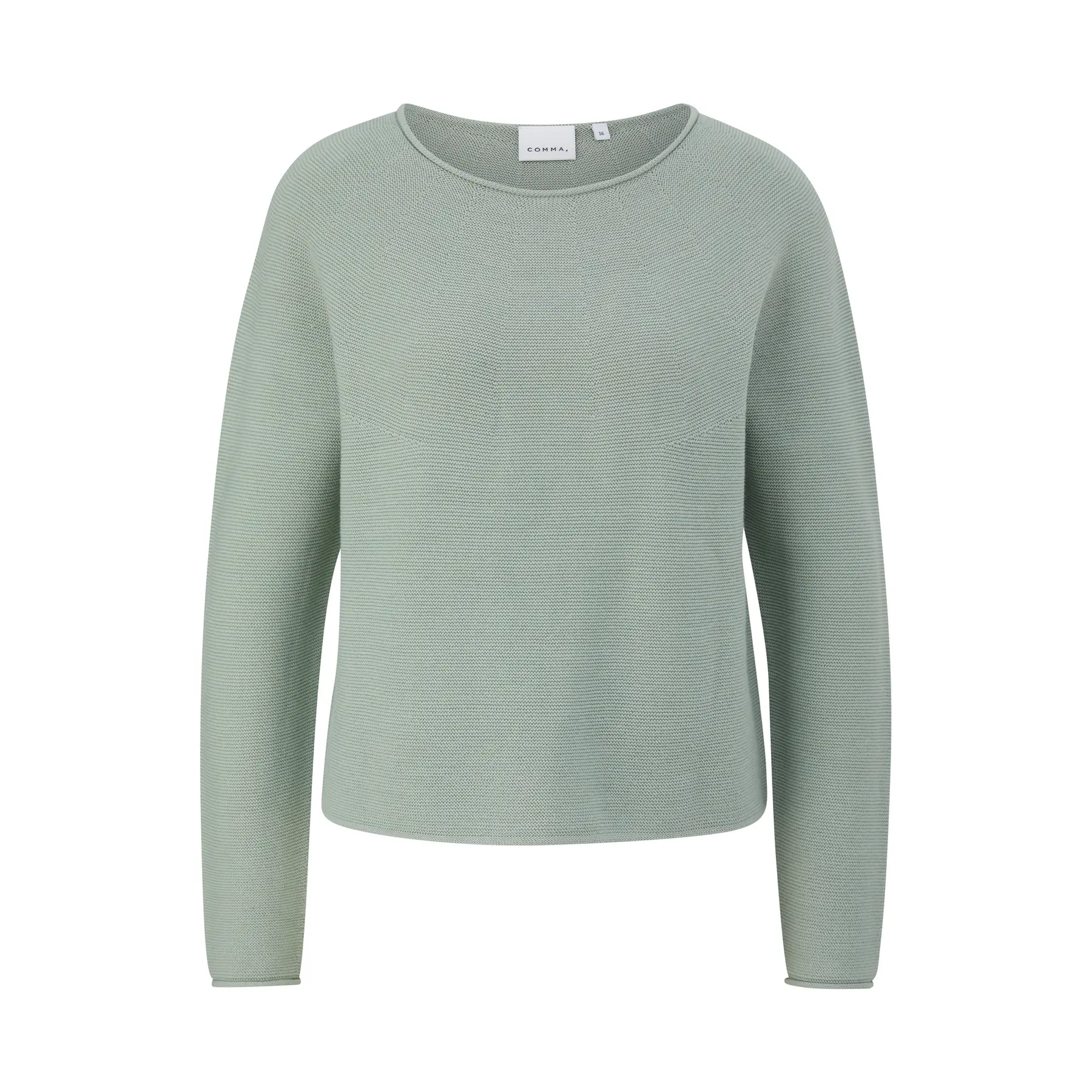 Strickpullover mit Rundhalsausschnitt für Damen COMMA
