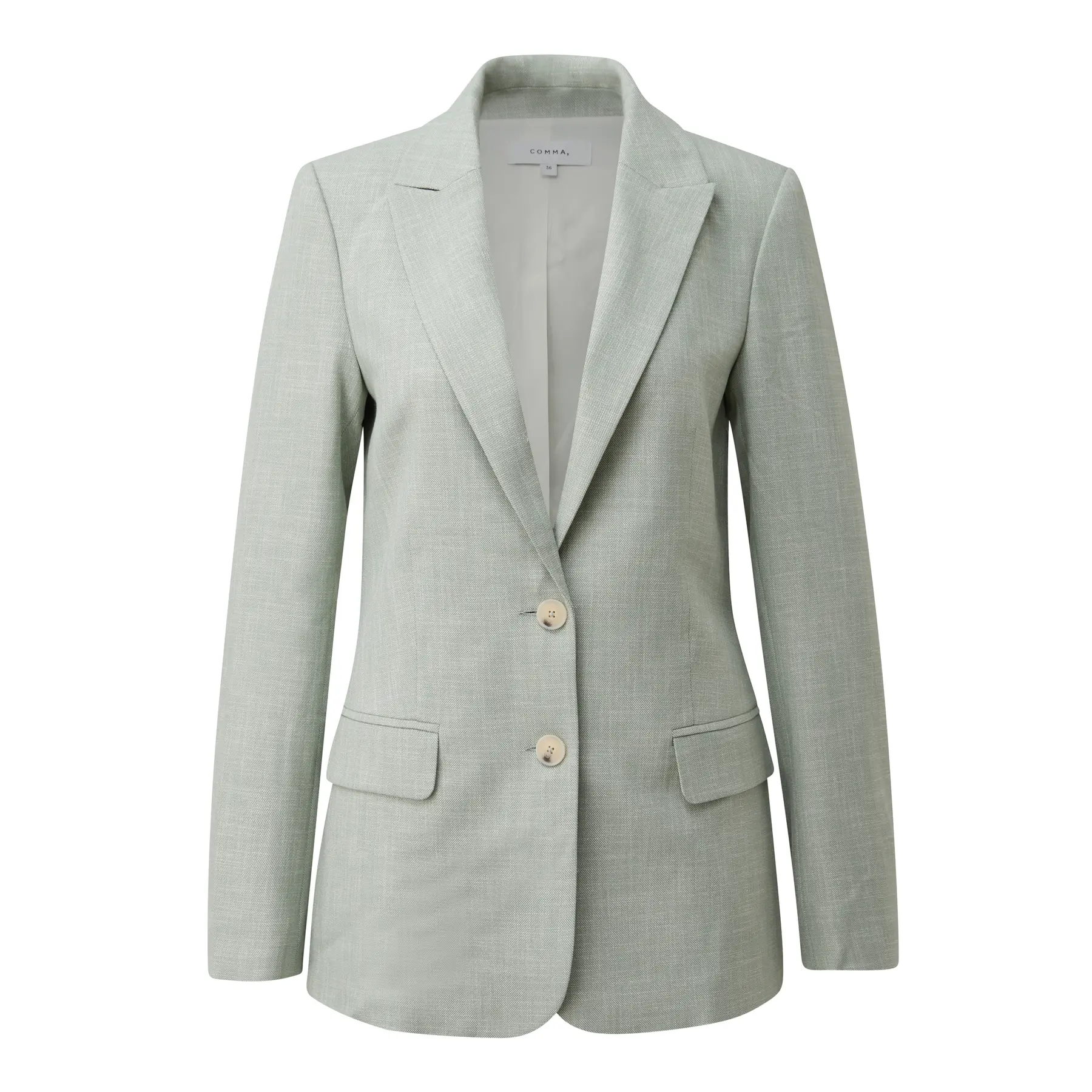 Damen Blazer mit zwei Knöpfen COMMA