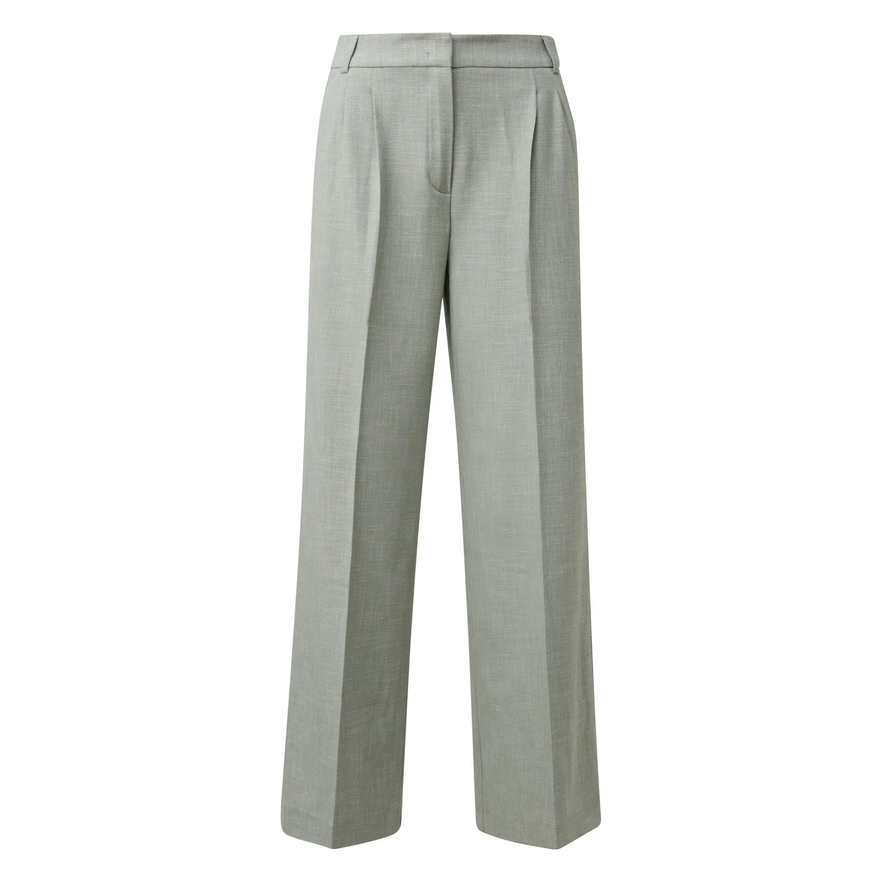 Pantaloni da abito vita alta slancianti donna COMMA