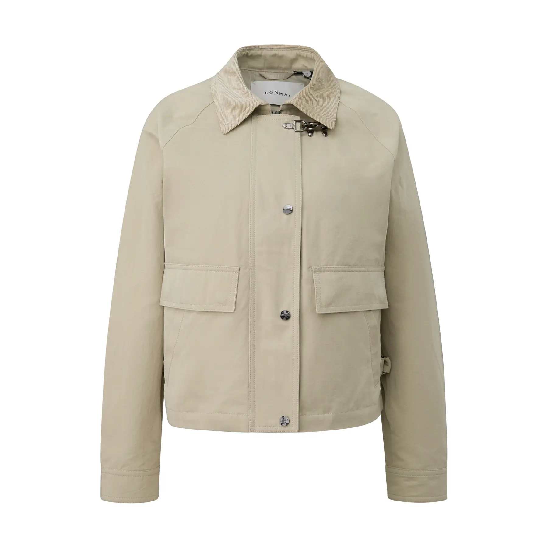 Kurze Jacke mit Cordkragen Damen COMMA