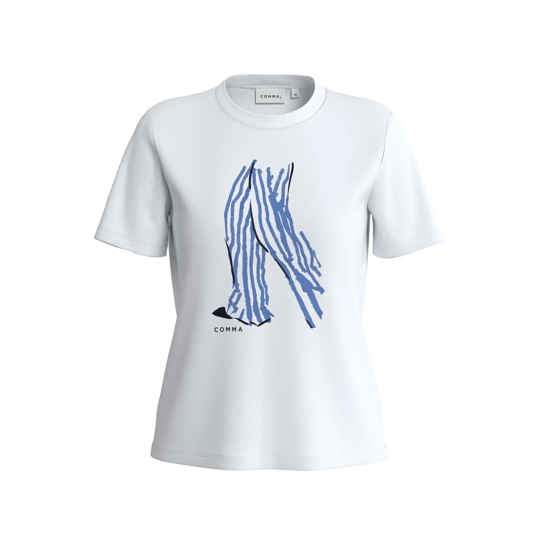 Basic Fit T-Shirt Women Comma