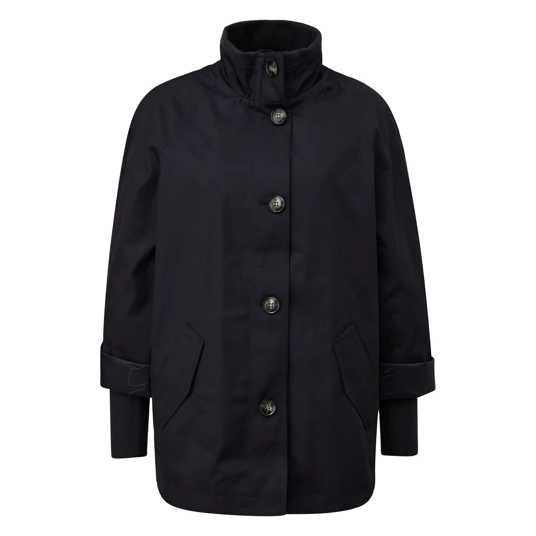 Damen lässiger Capeschnittjacke COMMA