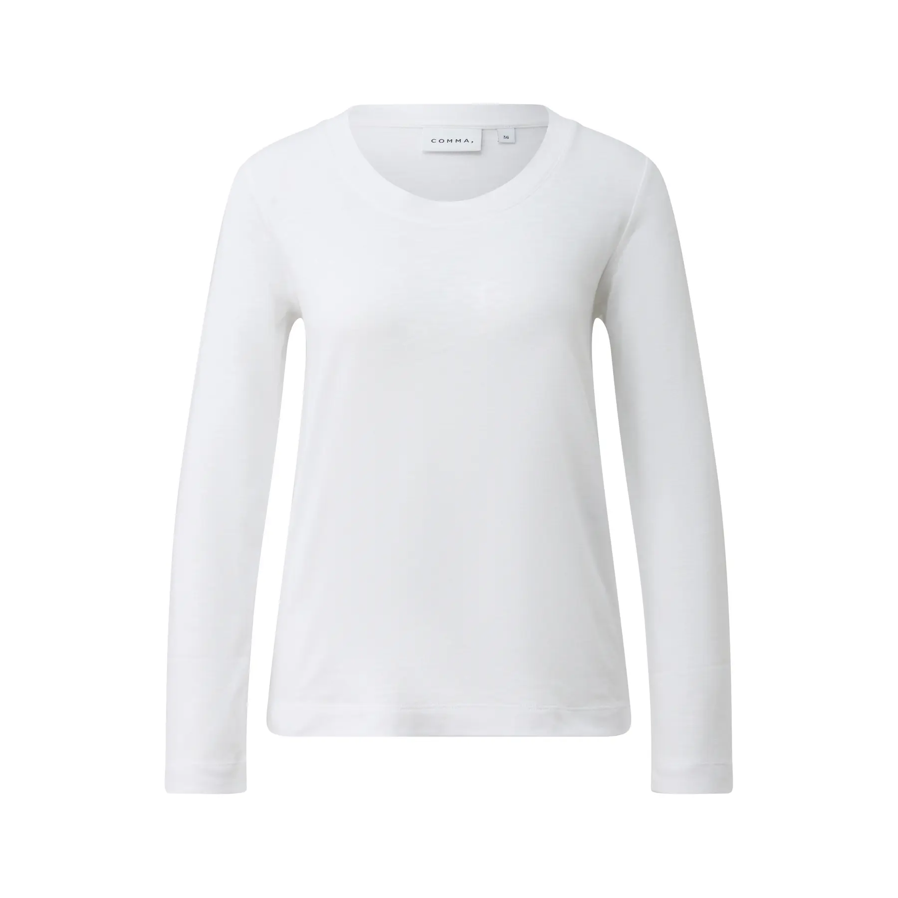 Langarmshirt Klassischer Schnitt Damen COMMA
